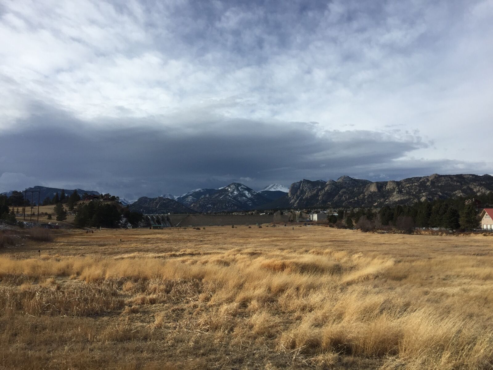 Apple iPhone 6 sample photo. Estes park, fall, snow photography