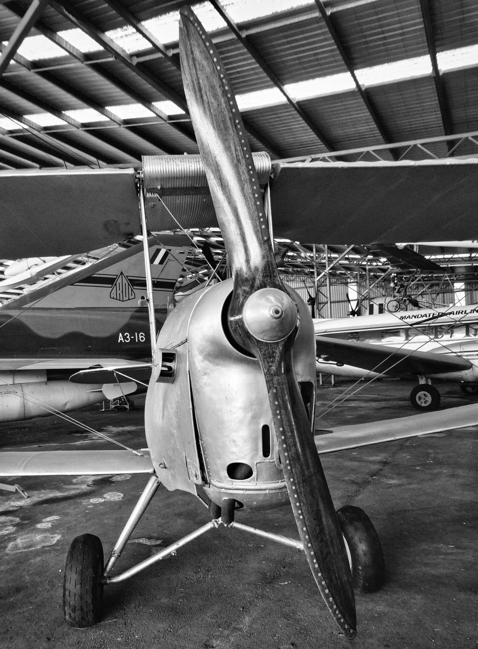 Panasonic Lumix DC-ZS70 (Lumix DC-TZ90) sample photo. Propellor, biplane, vintage photography
