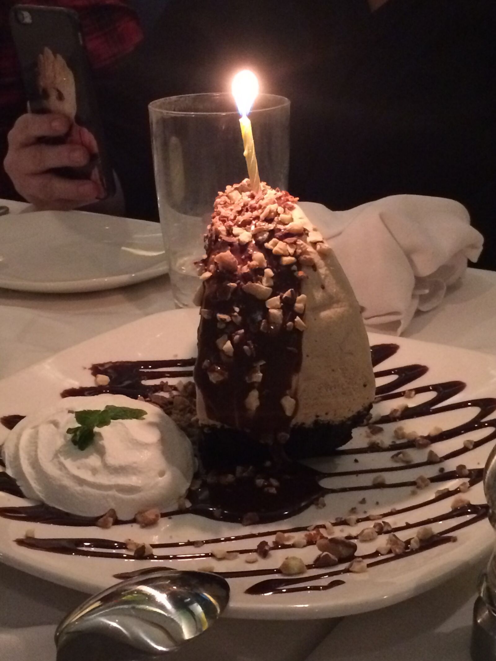 iPhone 5s back camera 4.15mm f/2.2 sample photo. Candle, cake, plate photography