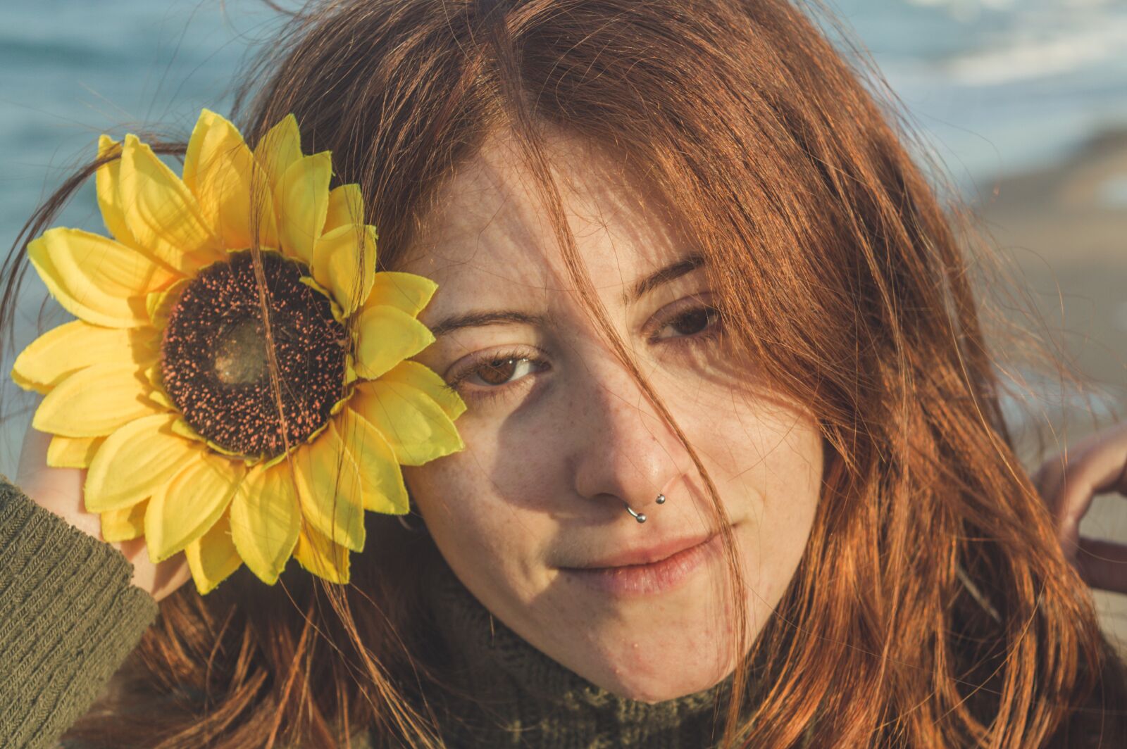 Nikon D3200 sample photo. Redhead, girl, hair photography