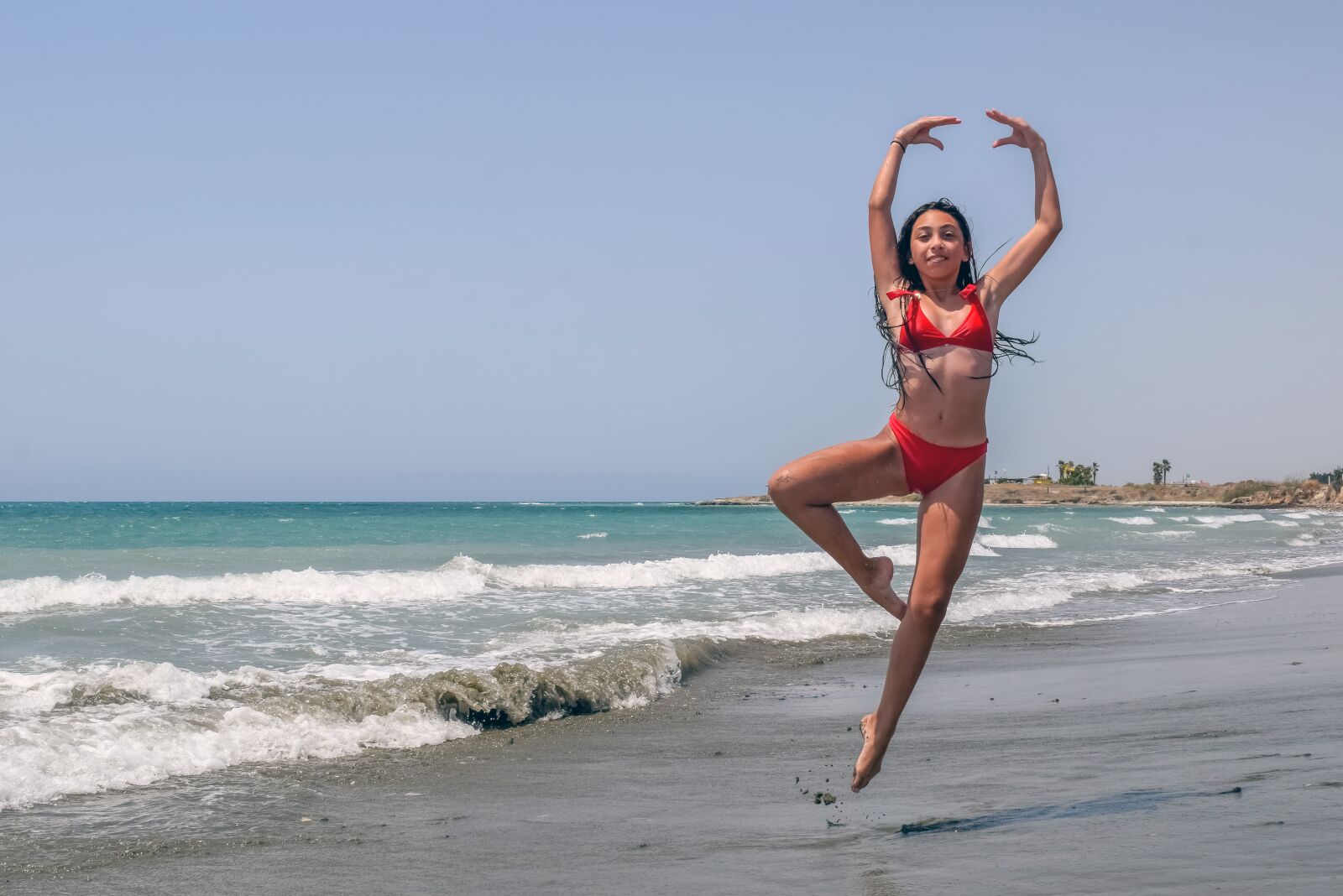 Nikon D3300 sample photo. Girl, beach, sea photography