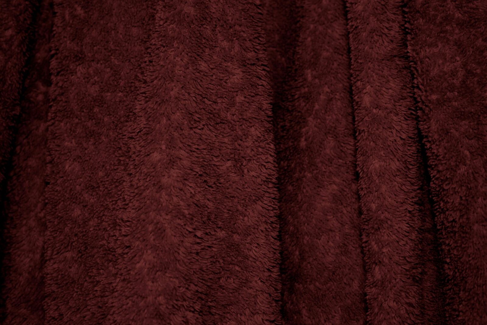 f/3.5-5.6 IS sample photo. Textile, maroon, terry cloth photography