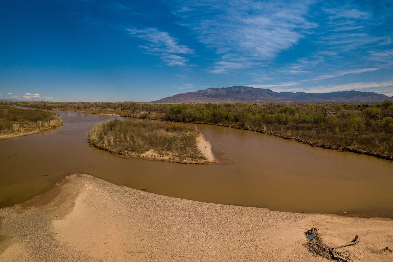DJI FC220 sample photo. Albuquerque, abq, rio grande photography