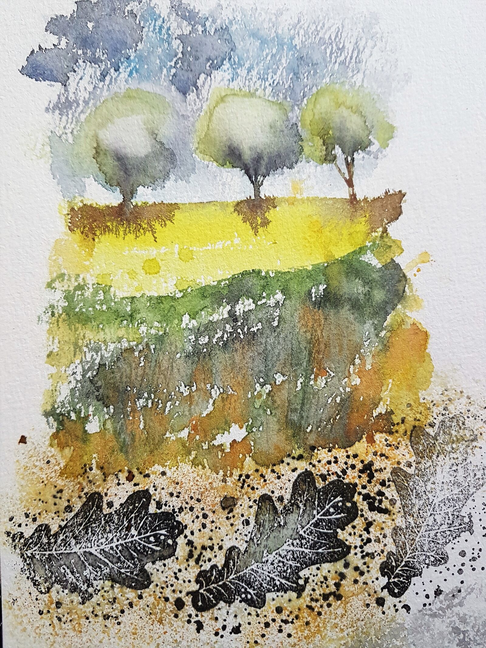 Samsung Galaxy S7 Edge sample photo. Watercolour, painting, background photography