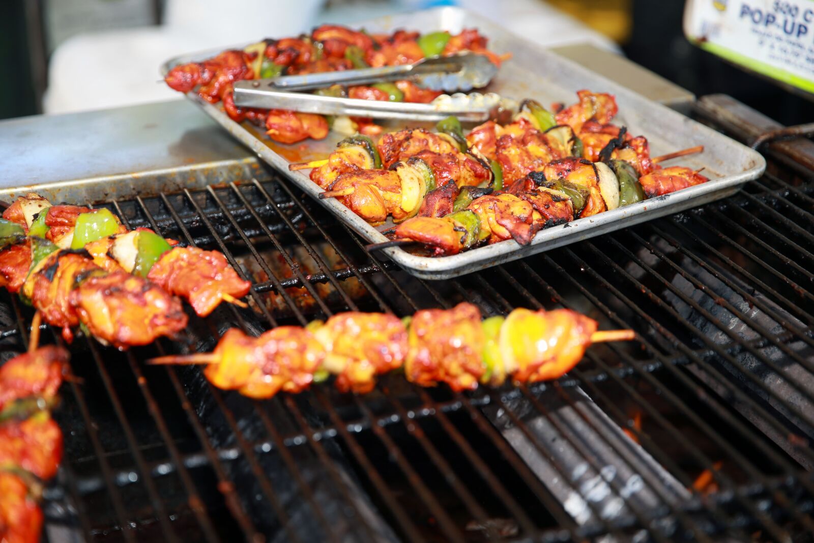 Canon EOS-1D X + Canon EF 24-70mm F2.8L II USM sample photo. Caribbean, kebab, food photography