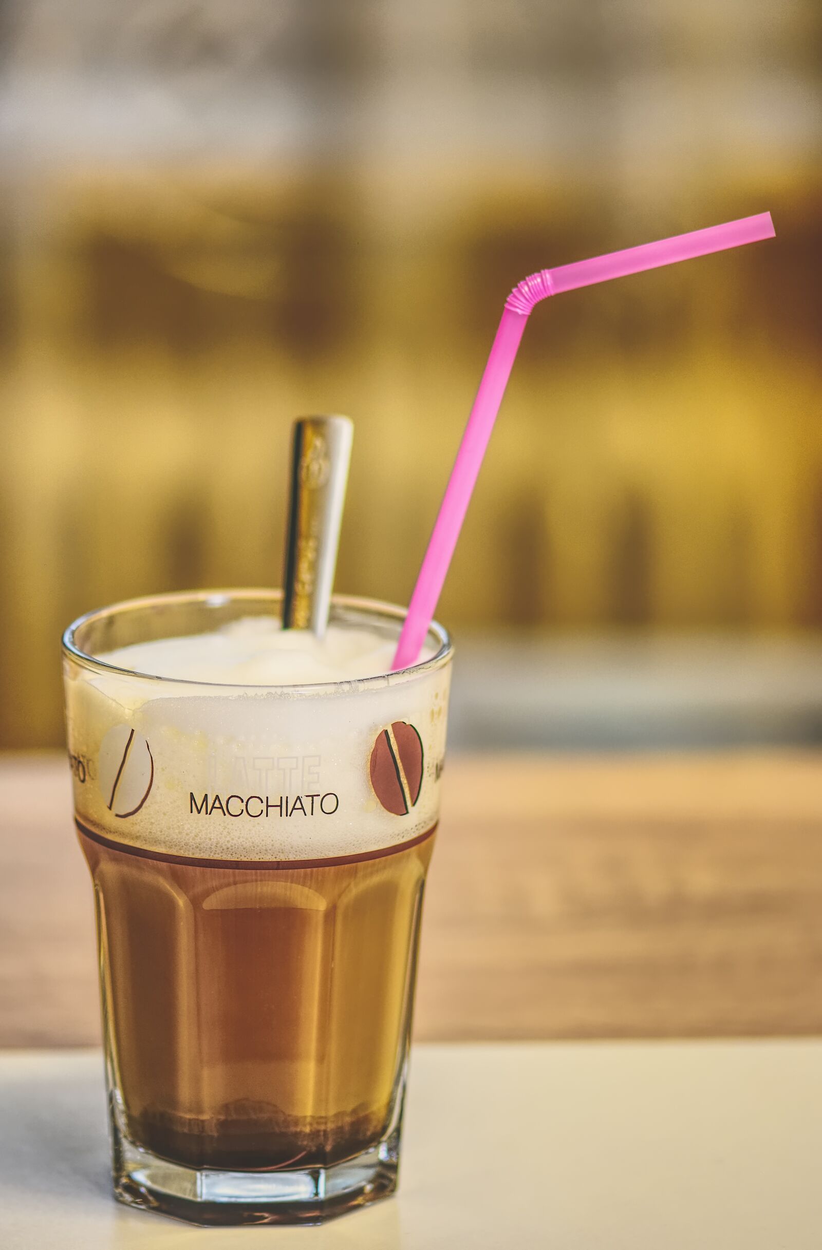 Nikon D7200 sample photo. Latte macchiato, coffee, glass photography