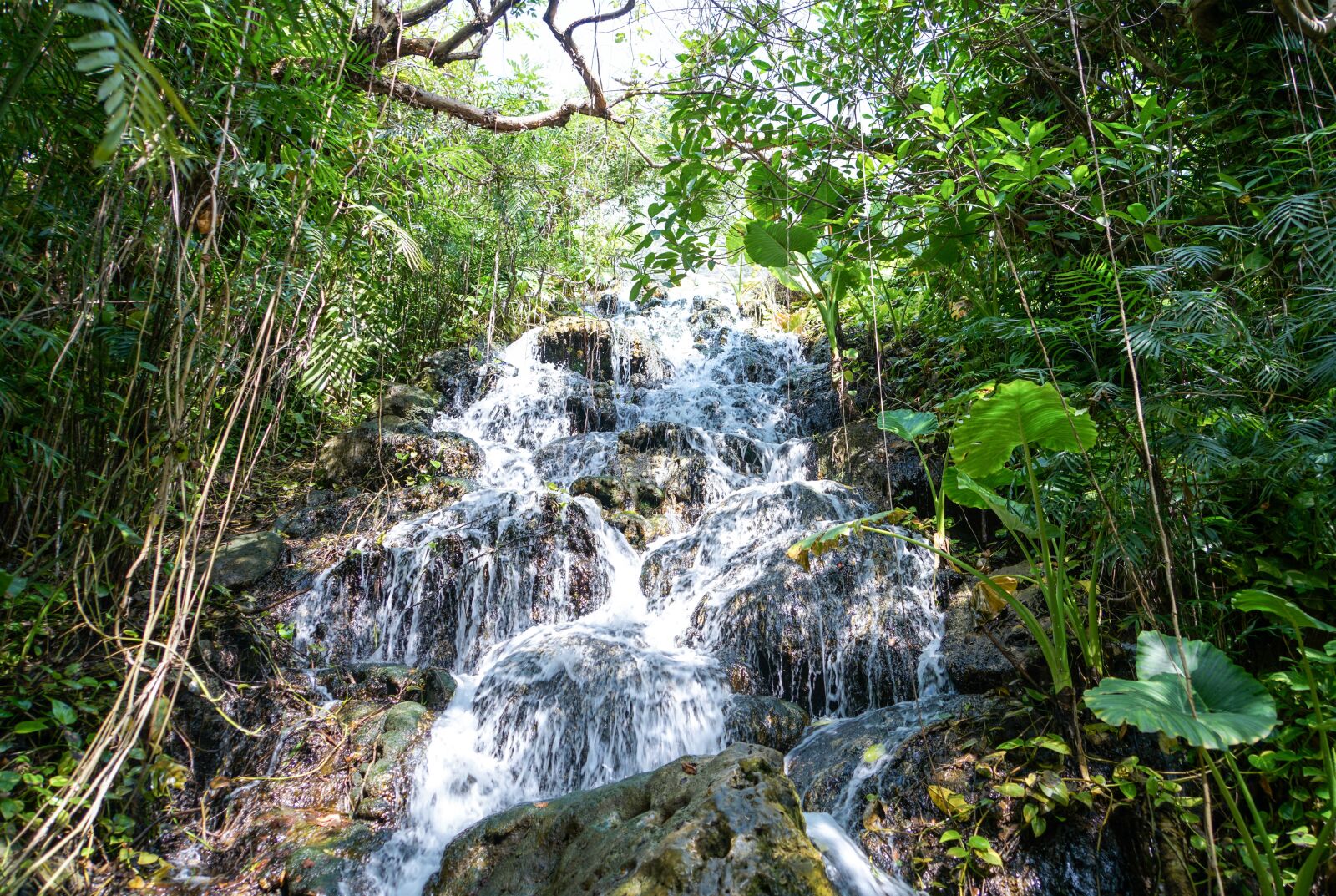 Sony a7R II + Sony FE 24-240mm F3.5-6.3 OSS sample photo. Waterfall, rocks, nature photography