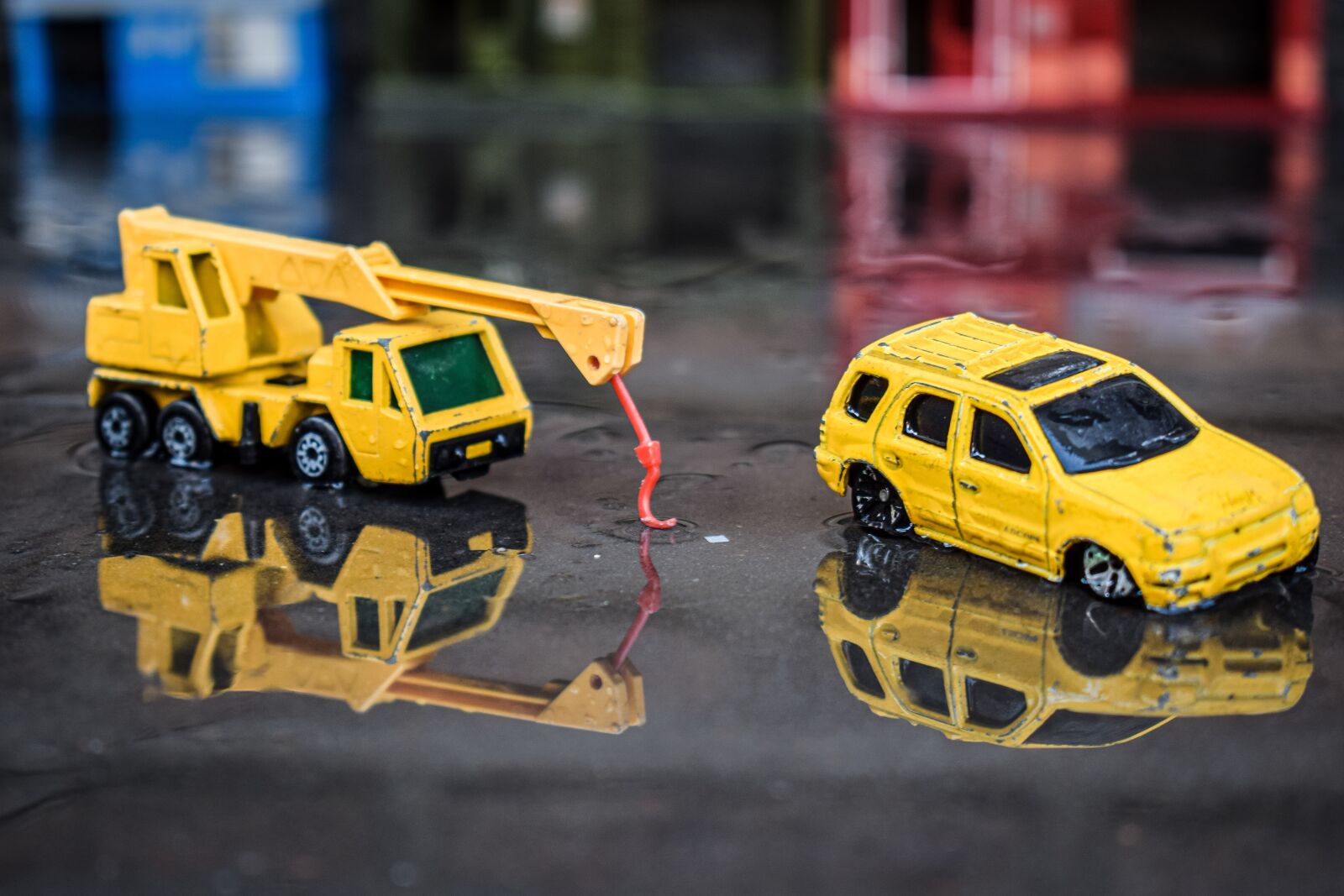 Nikon D5300 sample photo. Cars, toys, yellow photography