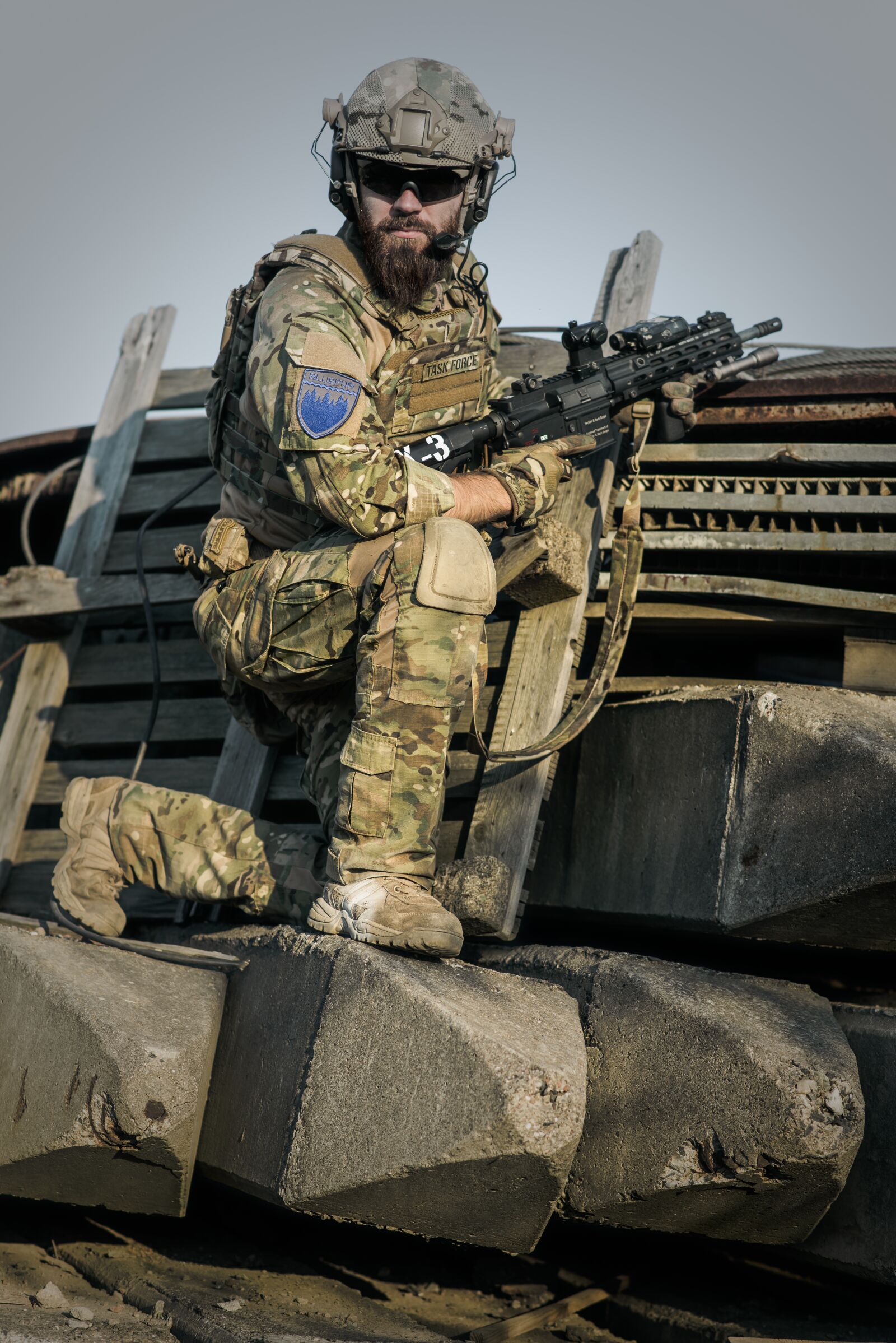 Nikon D600 sample photo. War, desert, guns photography