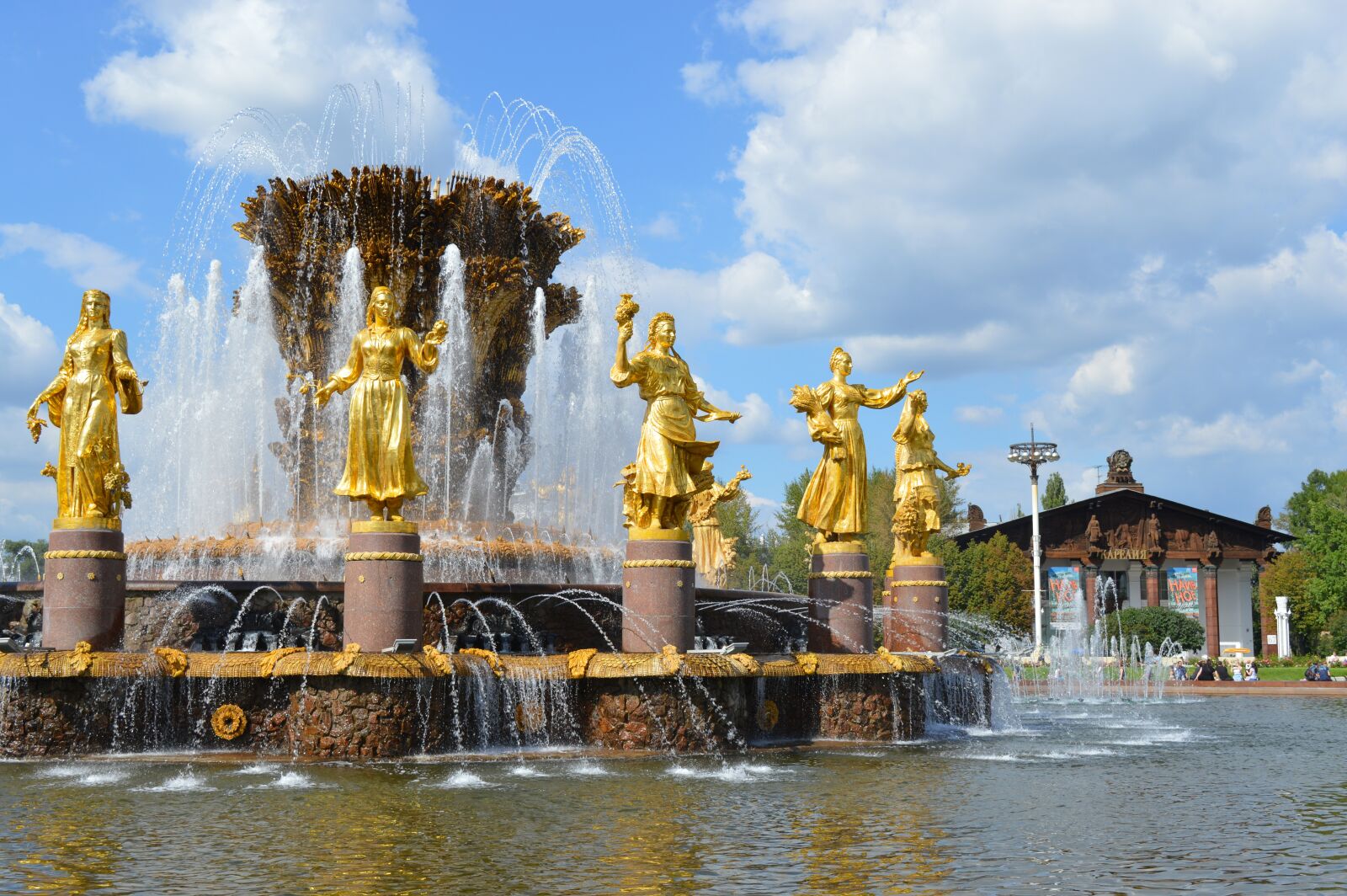 Nikon D3200 sample photo. Peoples' friendship fountain, enea photography