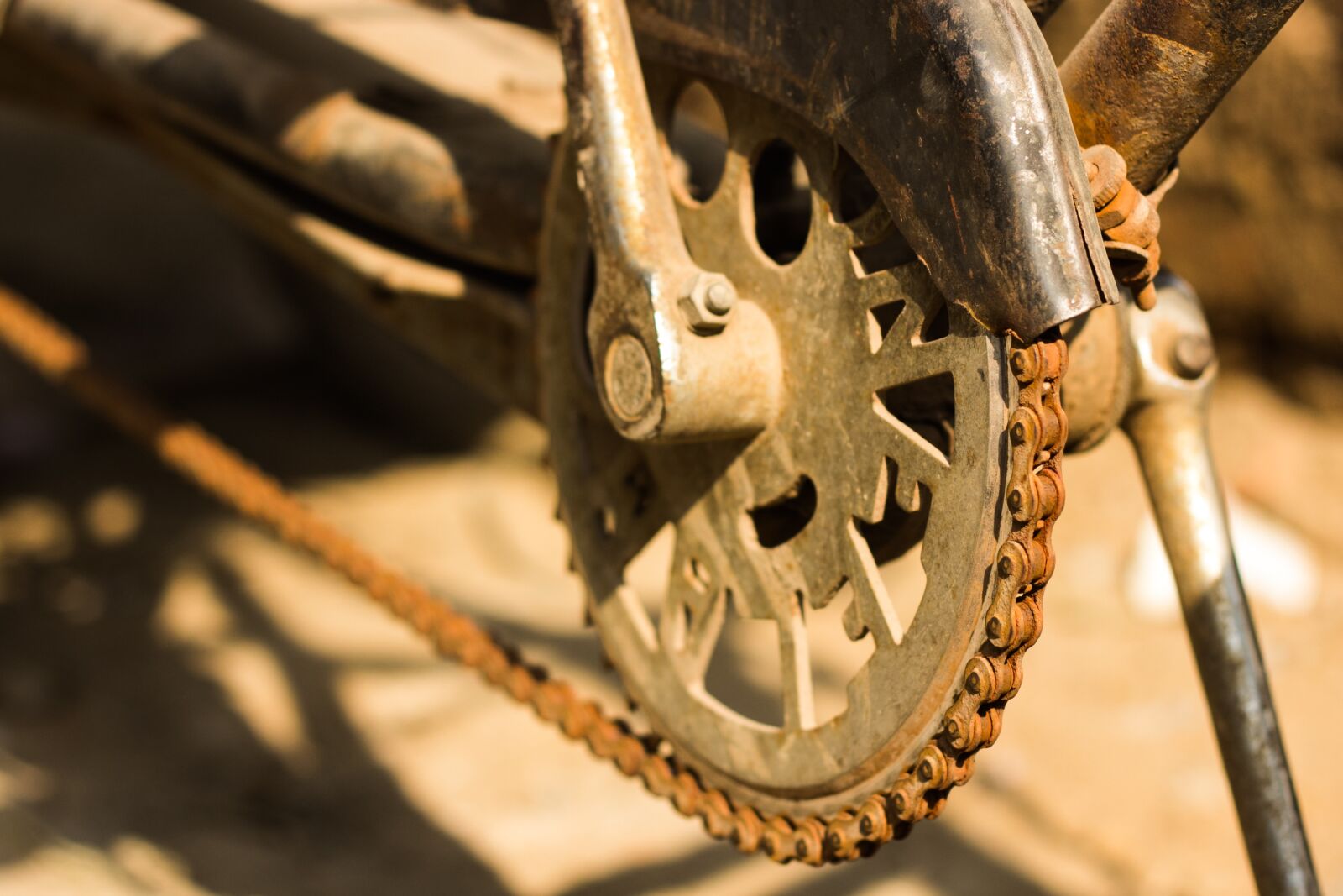 Canon EOS 60D + Canon EF 50mm F1.8 II sample photo. Bicycle chain, chain, cycle photography