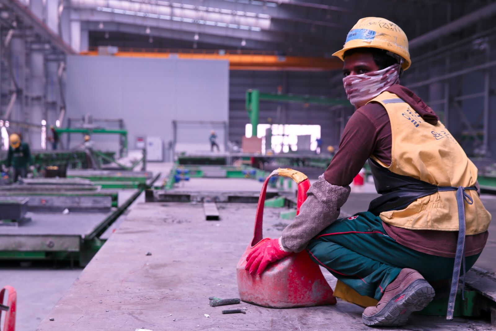 Canon EF 24-70mm F2.8L II USM sample photo. People, construction, industry photography