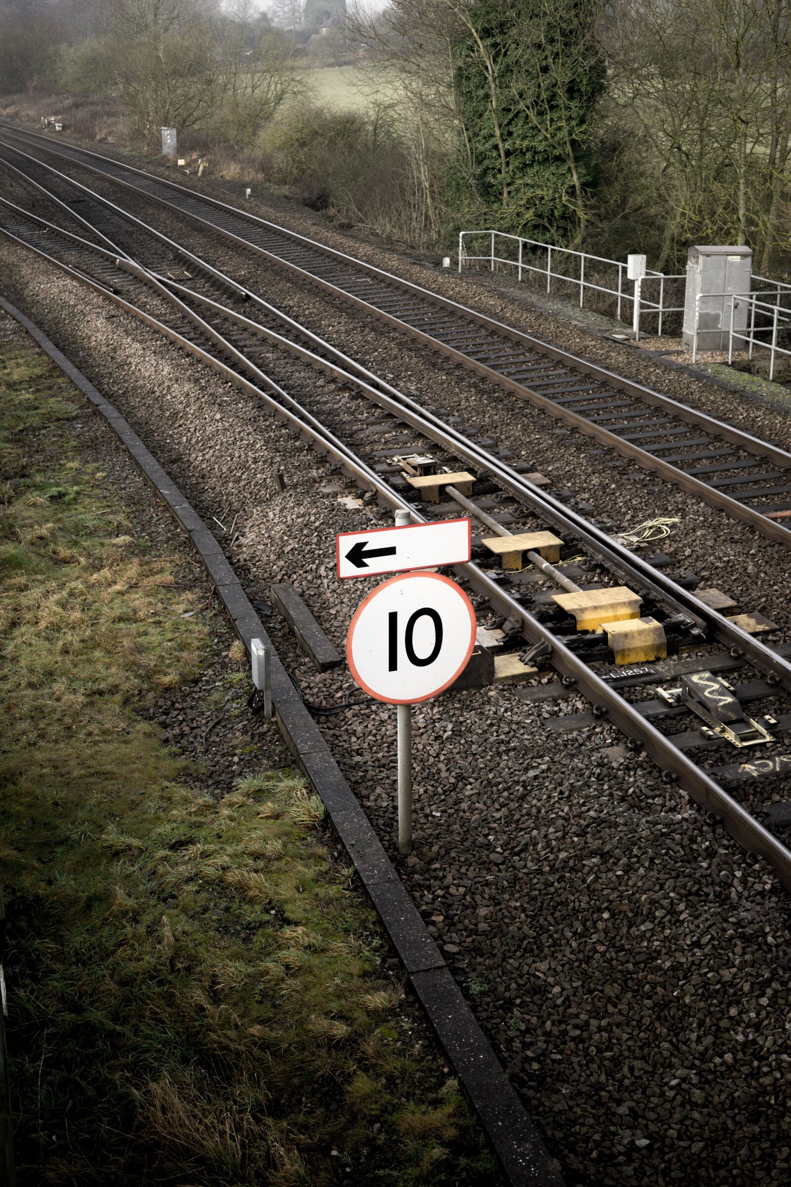 Sony a5100 + Sigma 30mm F2.8 EX DN sample photo. Train, sign, speed photography