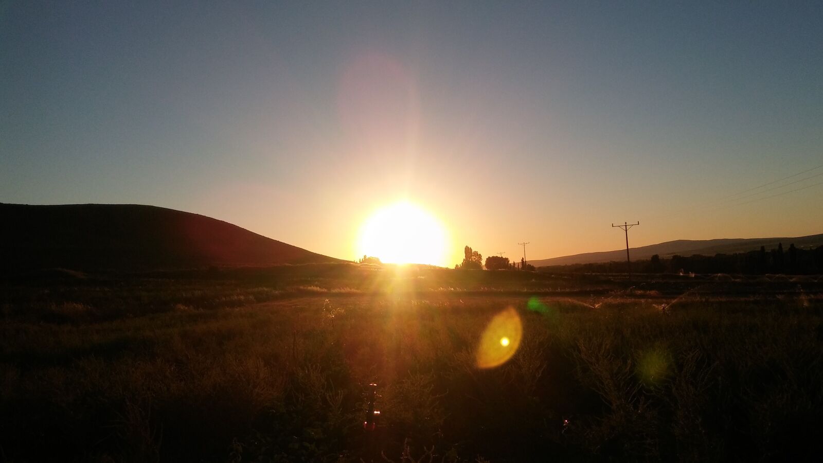 LG K520 sample photo. My village, field, sunset photography