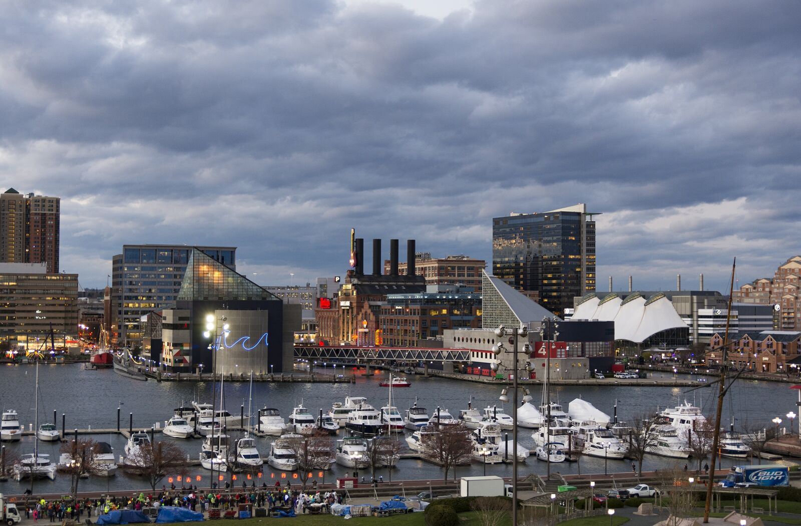 Nikon D7200 sample photo. Baltimore, night, dusk photography
