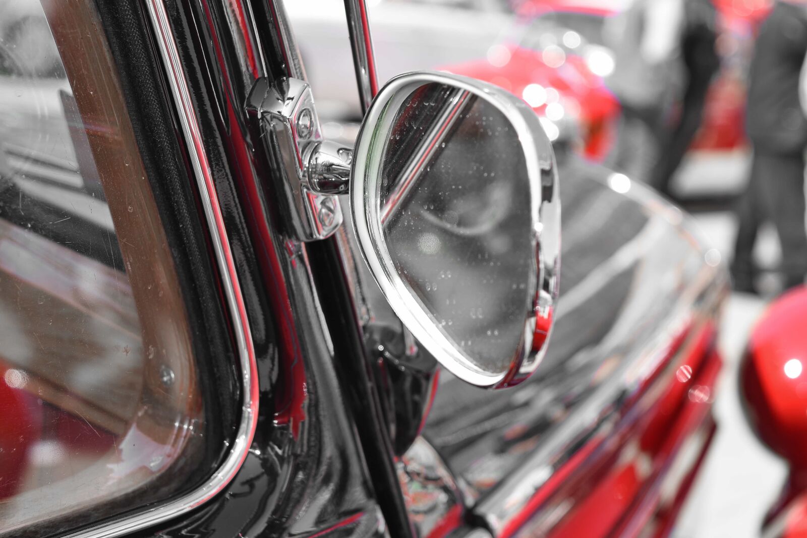 Nikon D5500 sample photo. Cars, dirty, mirror, reflection photography