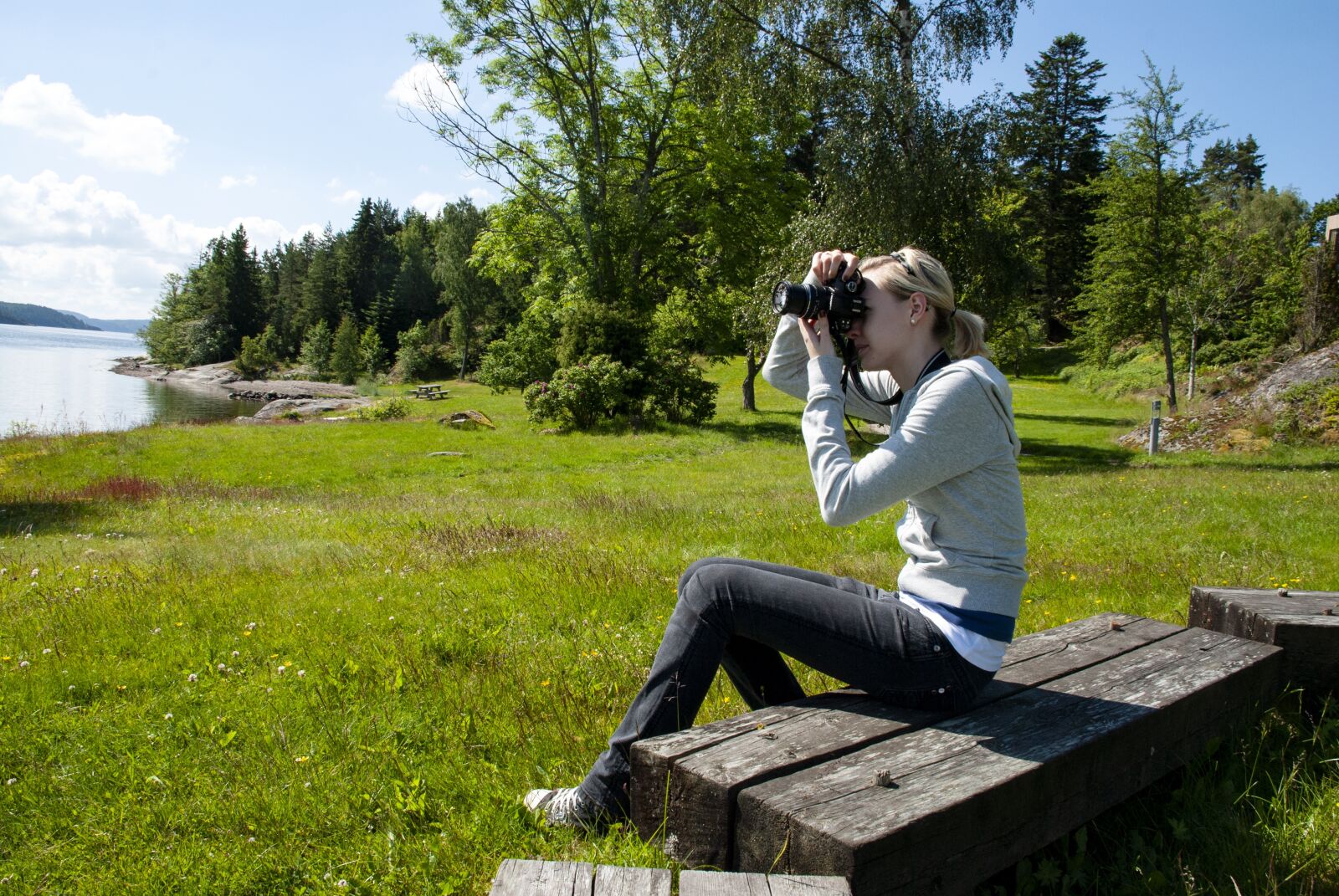 Nikon D80 sample photo. Photographer, summer, grass photography