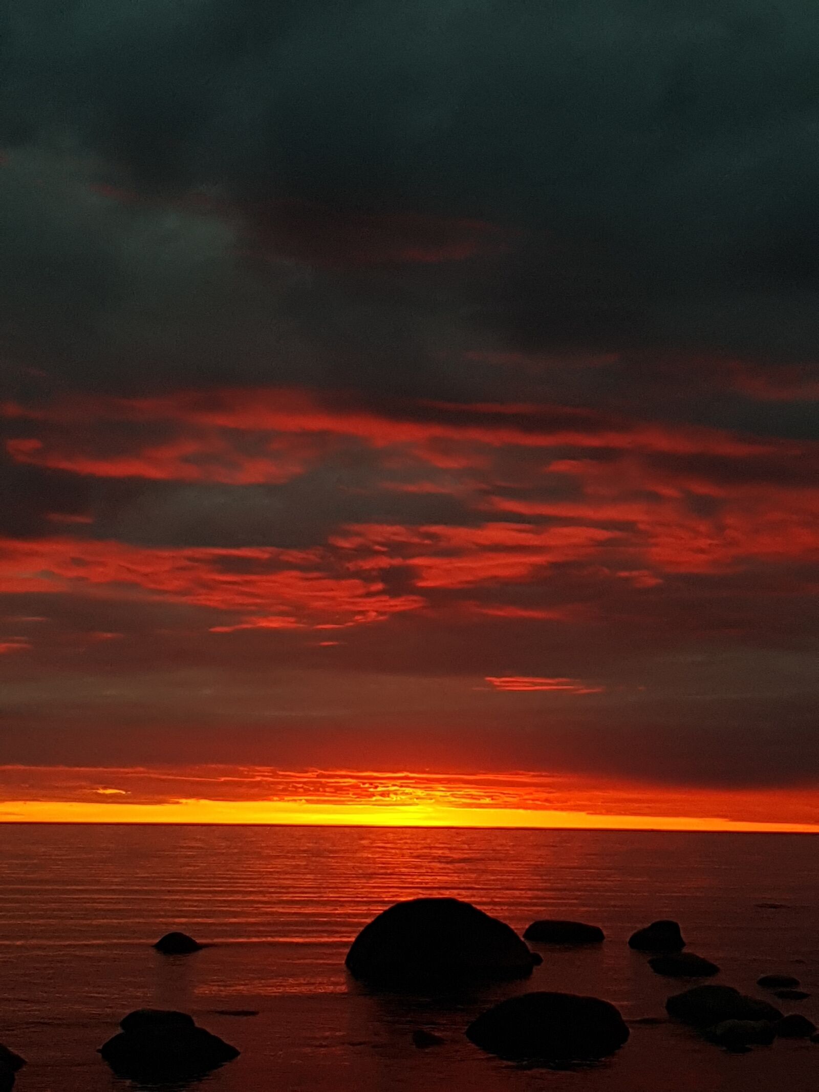 Samsung Galaxy S8 sample photo. Sunset, sea, sky photography