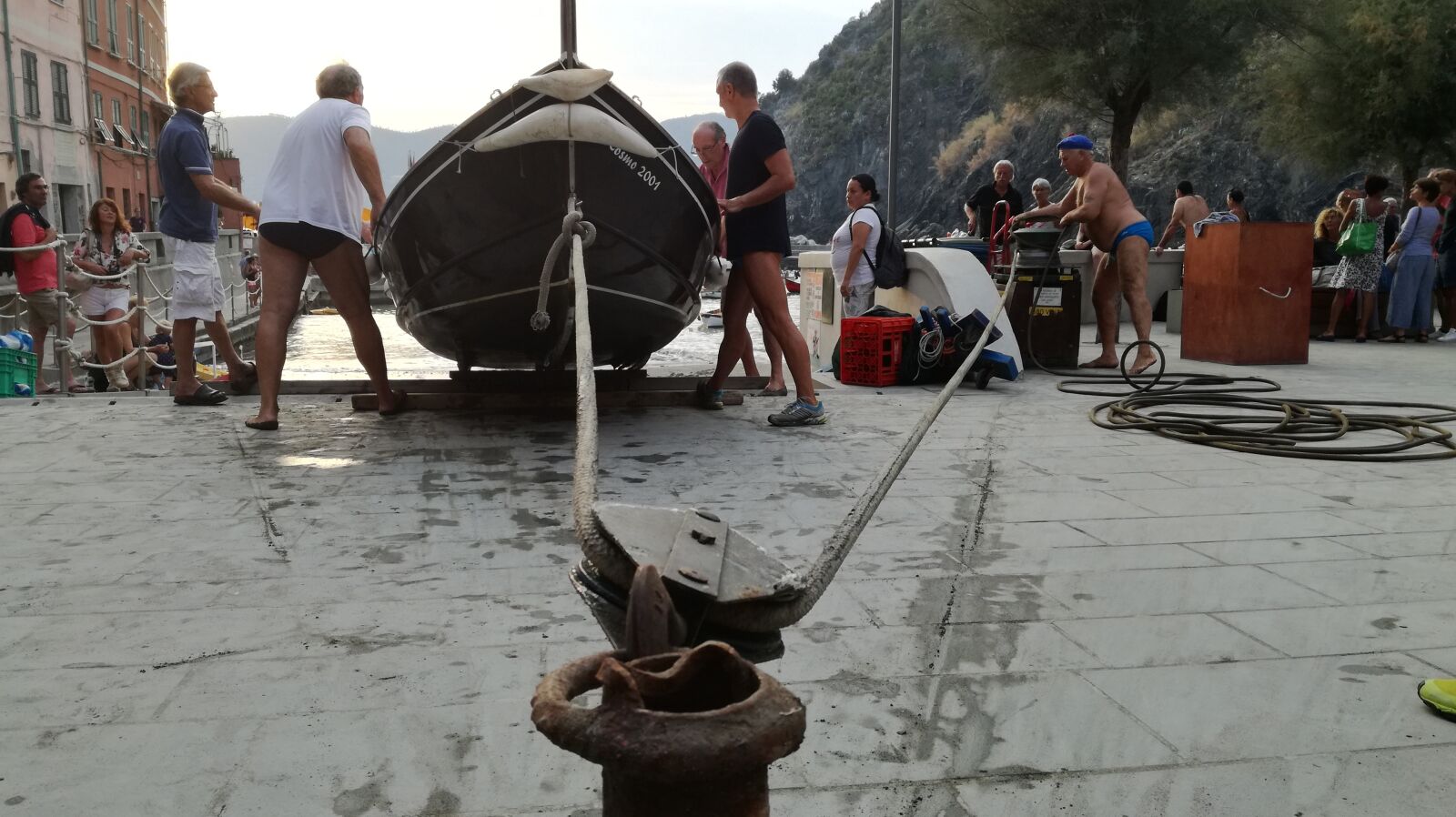 HUAWEI P9 LITE sample photo. Vernazza, liguria, boats photography