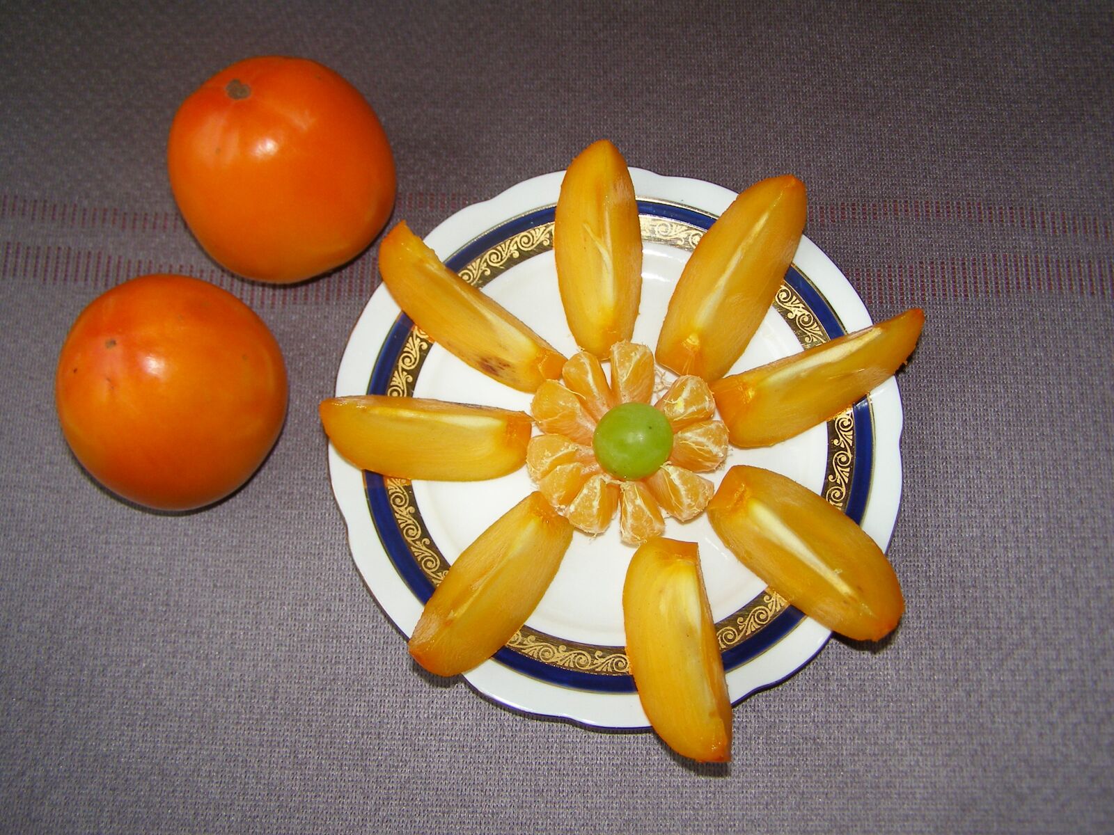 Olympus SP500UZ sample photo. Fruit, kaki, mandarins photography