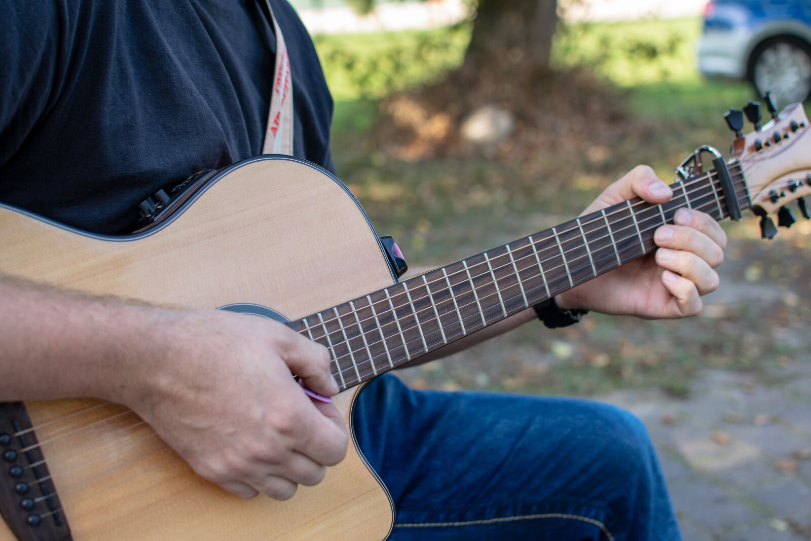Nikon D3300 sample photo. Guitarist, musician, instrument photography