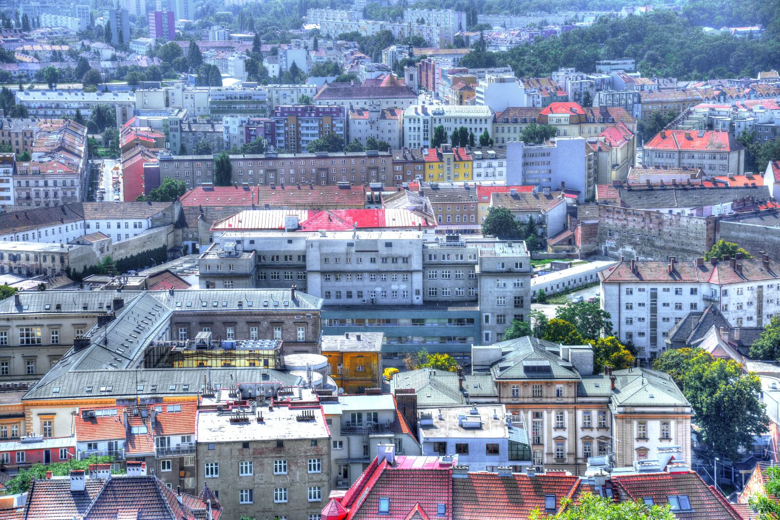 Nikon D600 sample photo. Brno, aerial, city photography