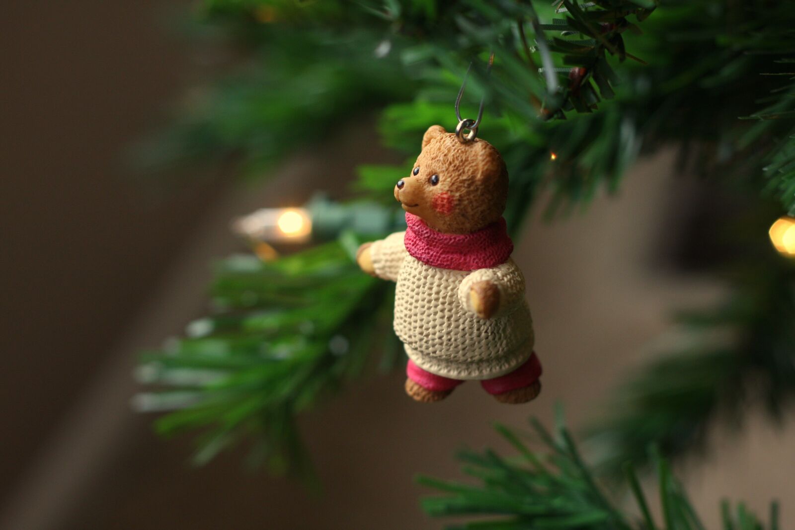 Canon EOS 40D sample photo. Bear, christmas, ornament photography