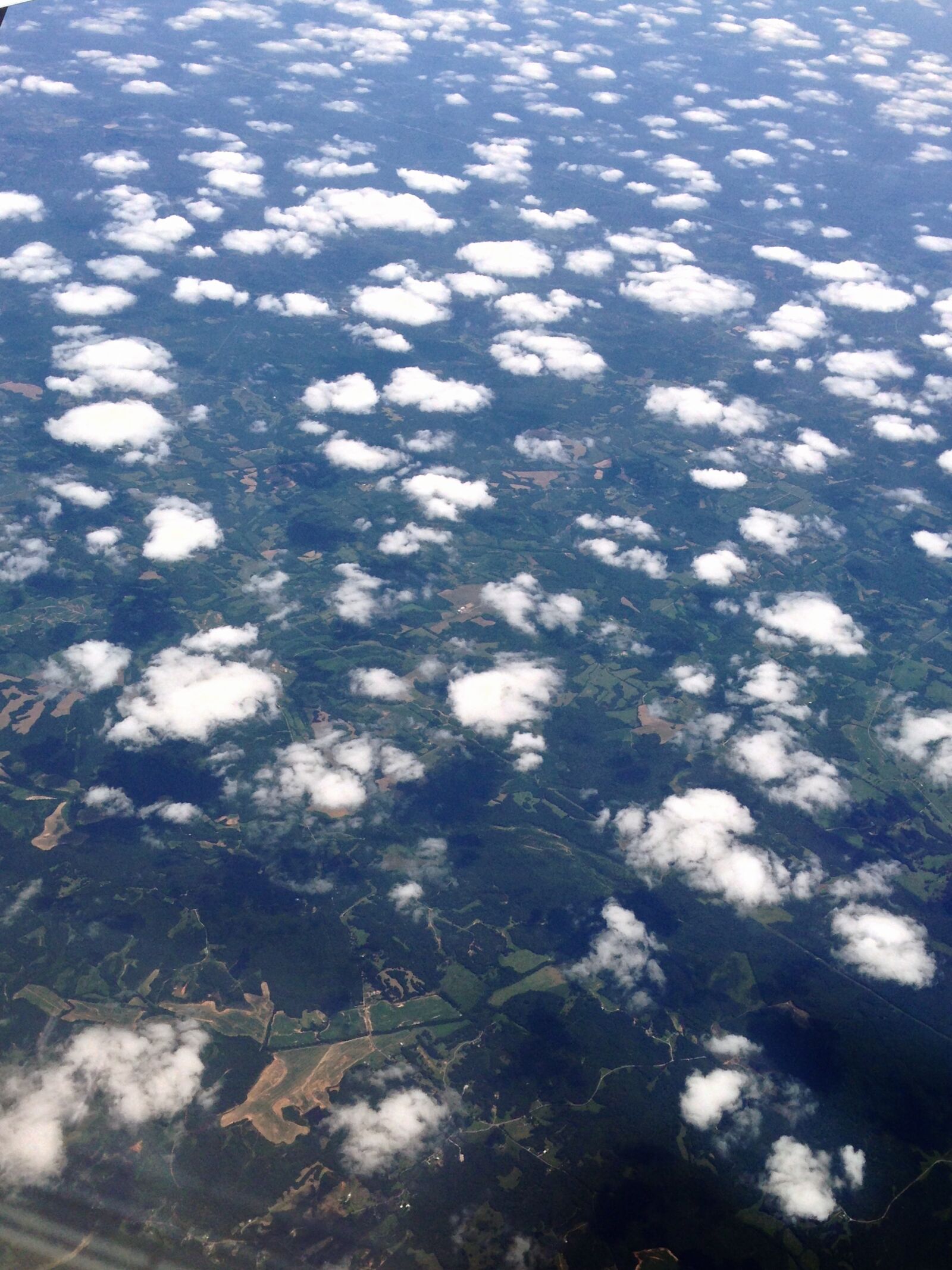 iPhone 5 back camera 4.12mm f/2.4 sample photo. Clouds, aerial view, airplane photography