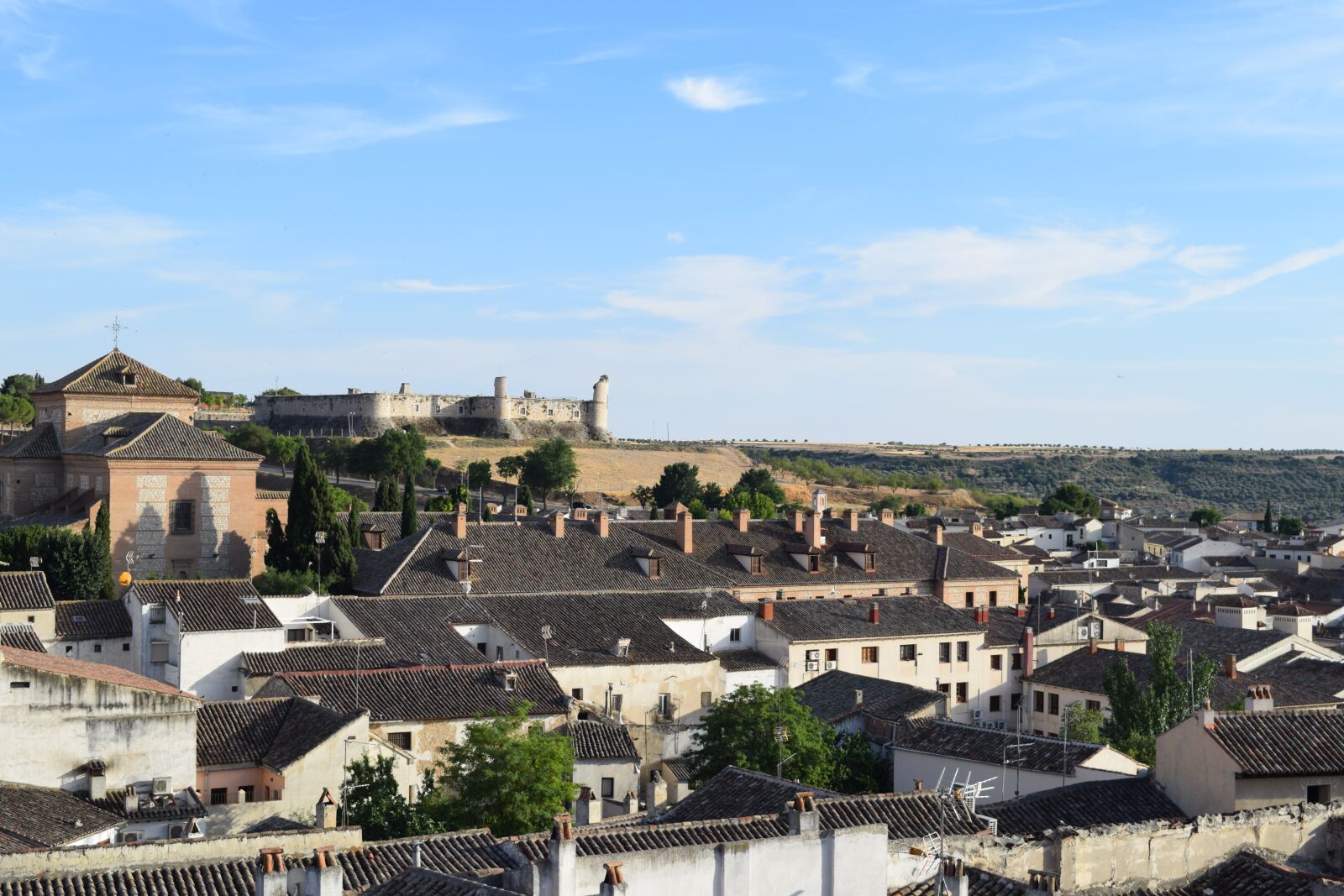 Nikon D5300 sample photo. Landscape, chinchón, castle photography