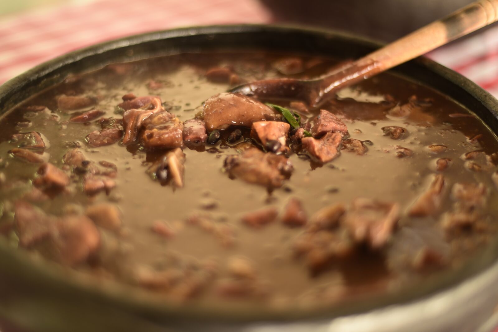 Nikon D750 sample photo. Bean stew, black beans photography