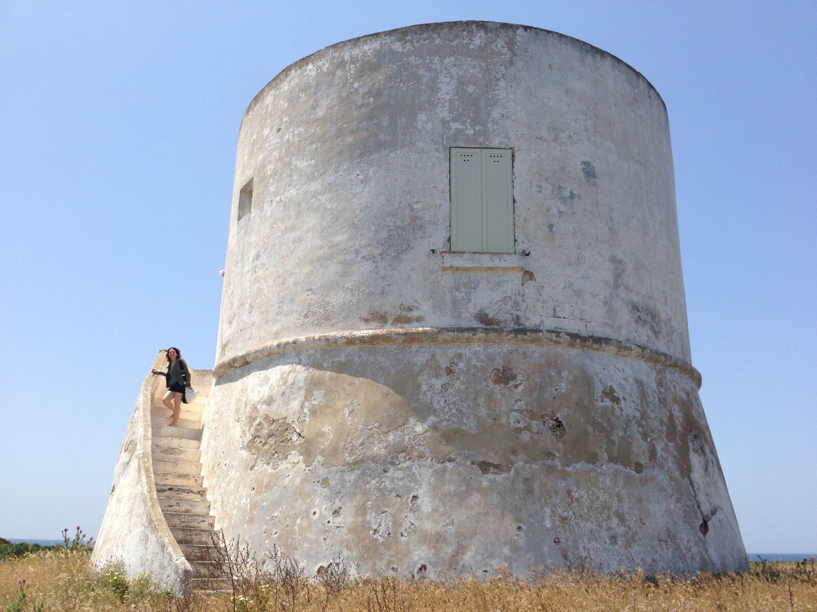 iPhone 5 back camera 4.12mm f/2.4 sample photo. Torre, saracen tower, puglia photography