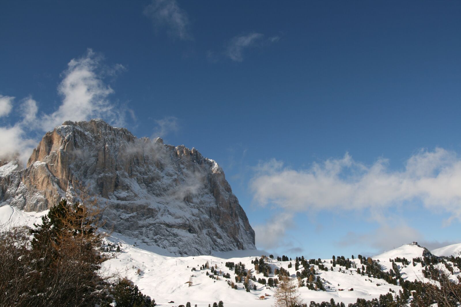 Canon EOS 400D (EOS Digital Rebel XTi / EOS Kiss Digital X) sample photo. Mountains, snow, winter photography