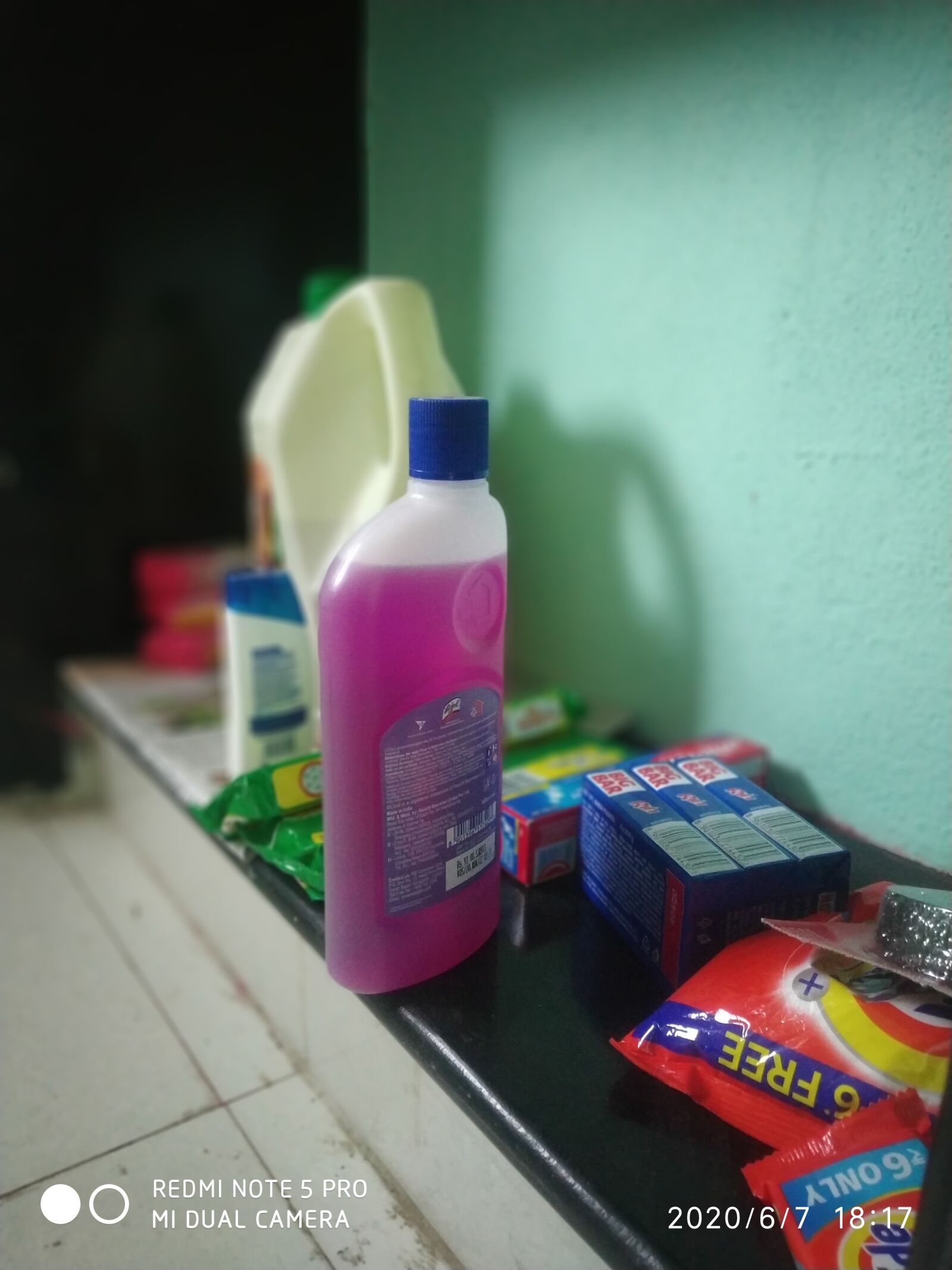 Xiaomi Redmi Note 5 Pro sample photo. Grocery, groceries, bottle photography