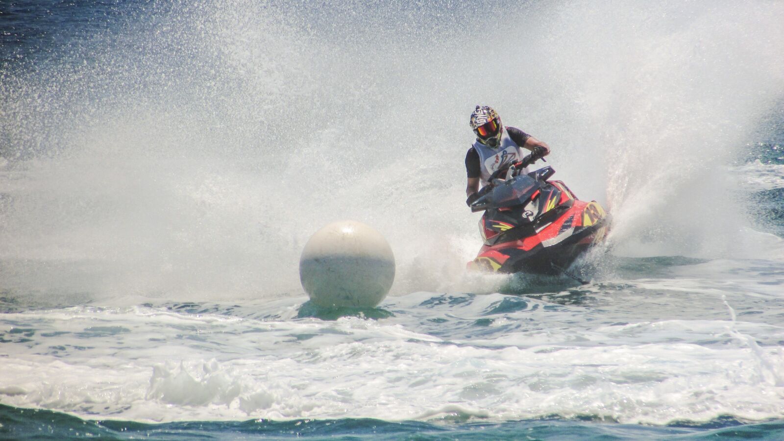 Canon PowerShot SX400 IS sample photo. Jet ski, sport, speed photography