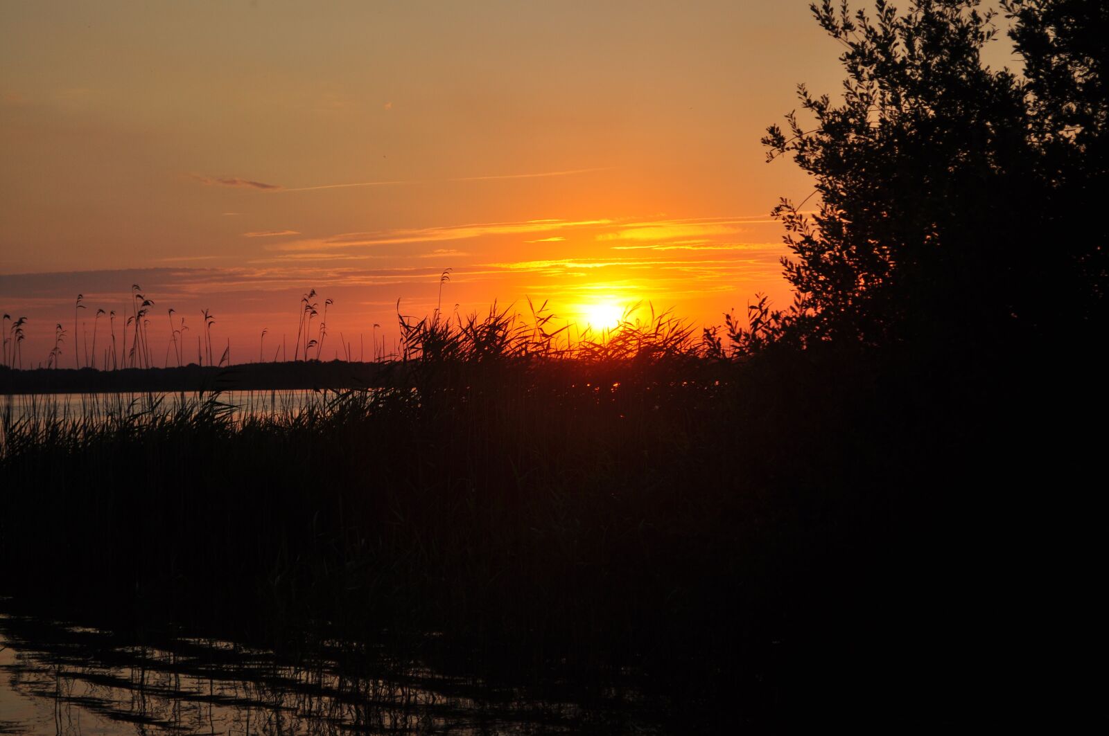 Nikon D90 sample photo. Sunset, on plauer lake photography