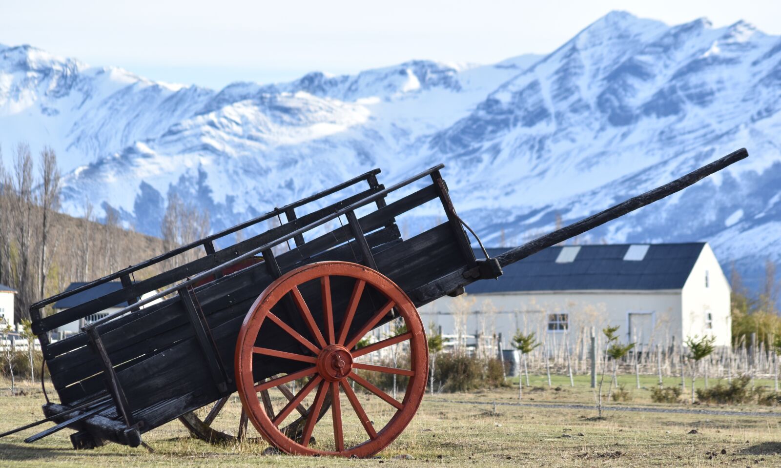 Nikon D5500 sample photo. Cart, old, mountain photography