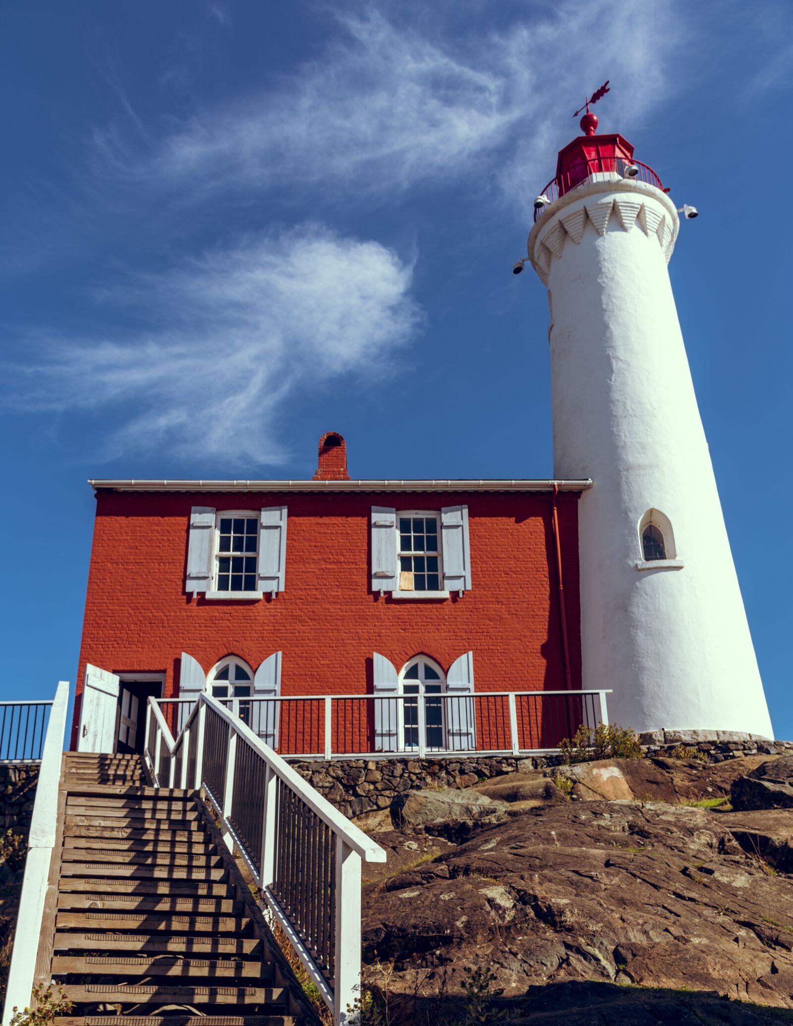 Nikon D750 sample photo. Lighthouse, stairs, house photography