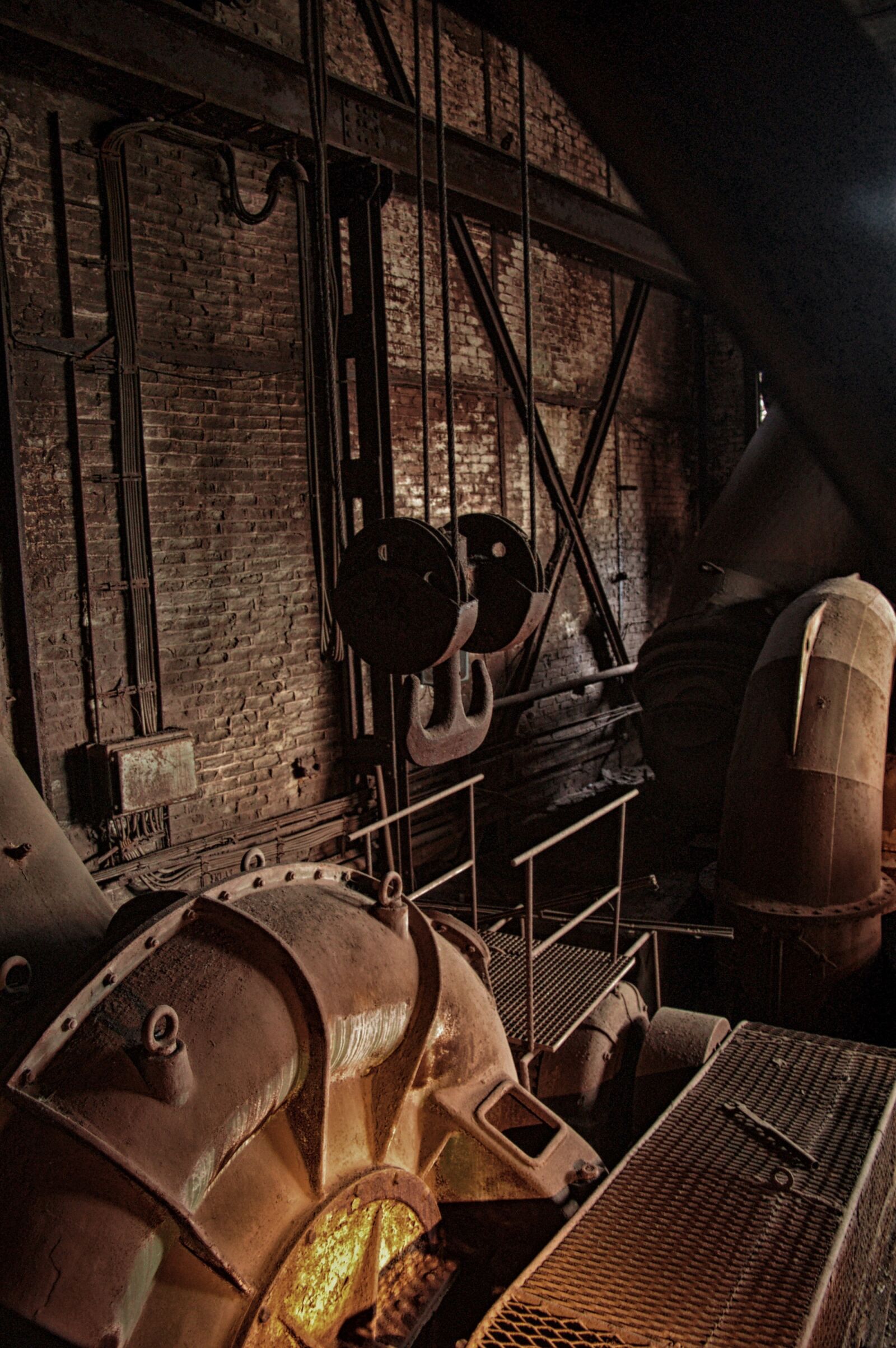 Nikon D50 sample photo. Völklingen, industry, rusty photography