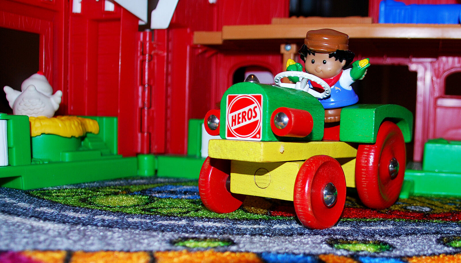 Nikon D40X sample photo. Toys, tractor photography