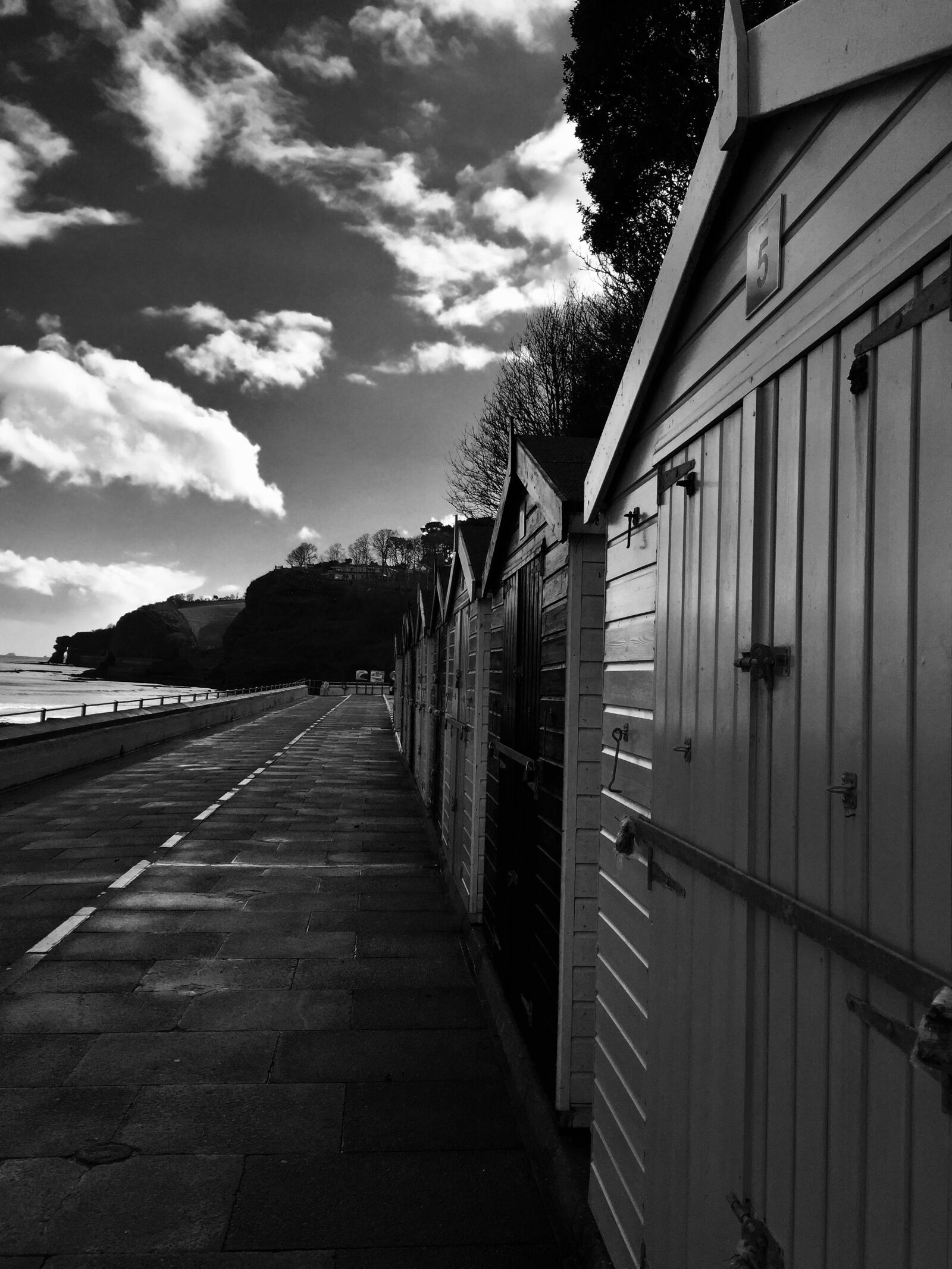 Apple iPhone 6 sample photo. Beach hut, sky, beach photography