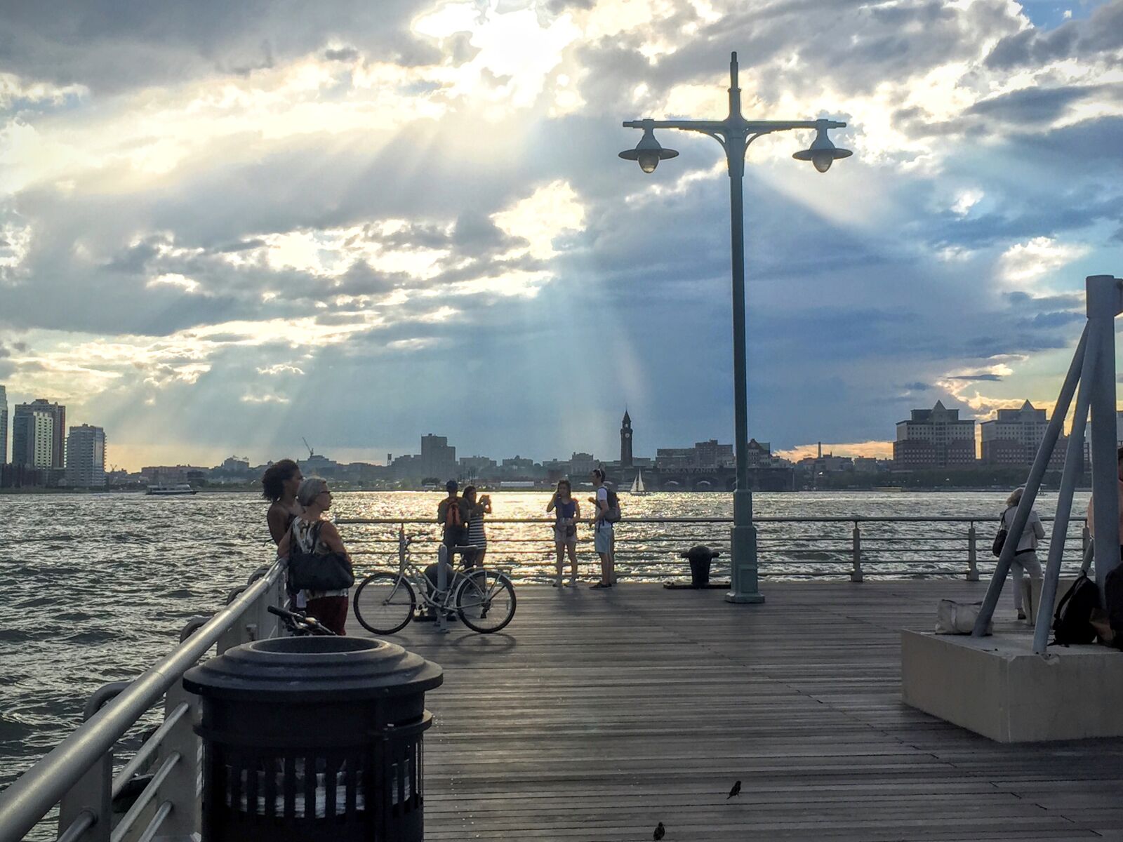 iPhone 6 Plus back camera 4.15mm f/2.2 sample photo. Hoboken, hudson, river, new photography
