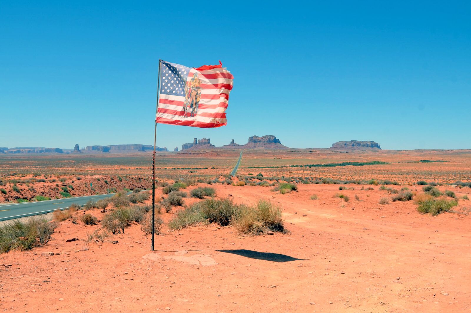 Nikon D7000 sample photo. Flag, american, west photography