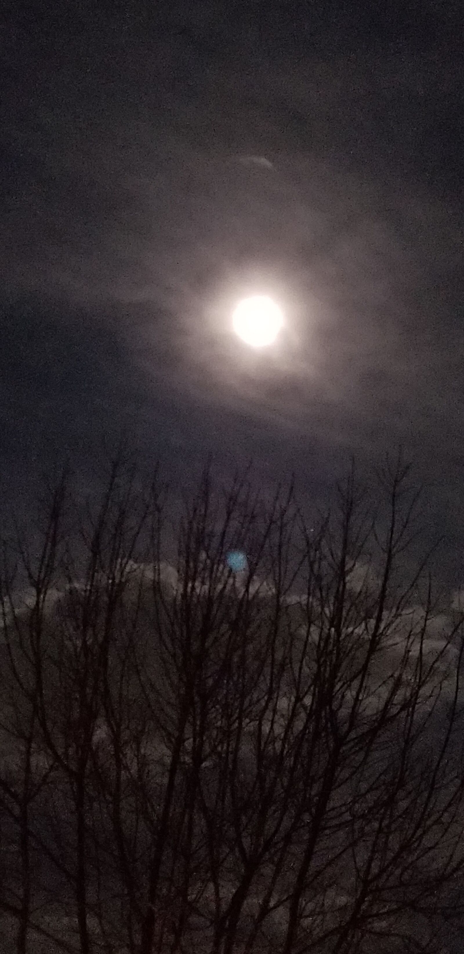 Samsung Galaxy S8 sample photo. Pink, moon, dark photography