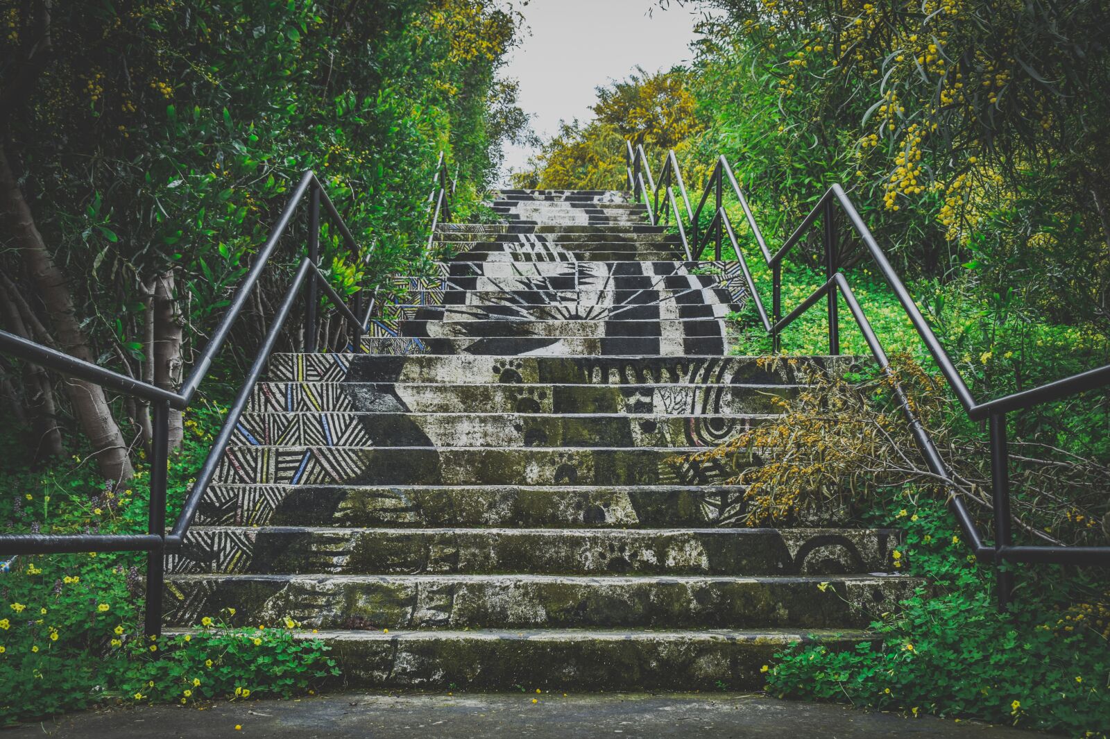 Nikon D3300 sample photo. Stairs, park, staircase photography