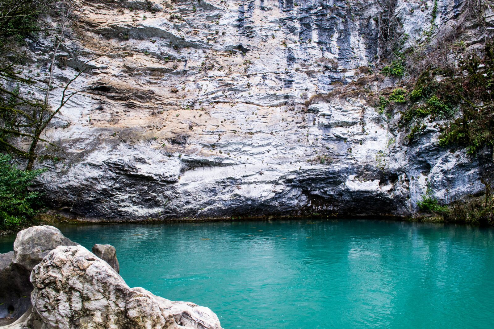 Nikon D3100 sample photo. Abkhazia, blue, lake photography