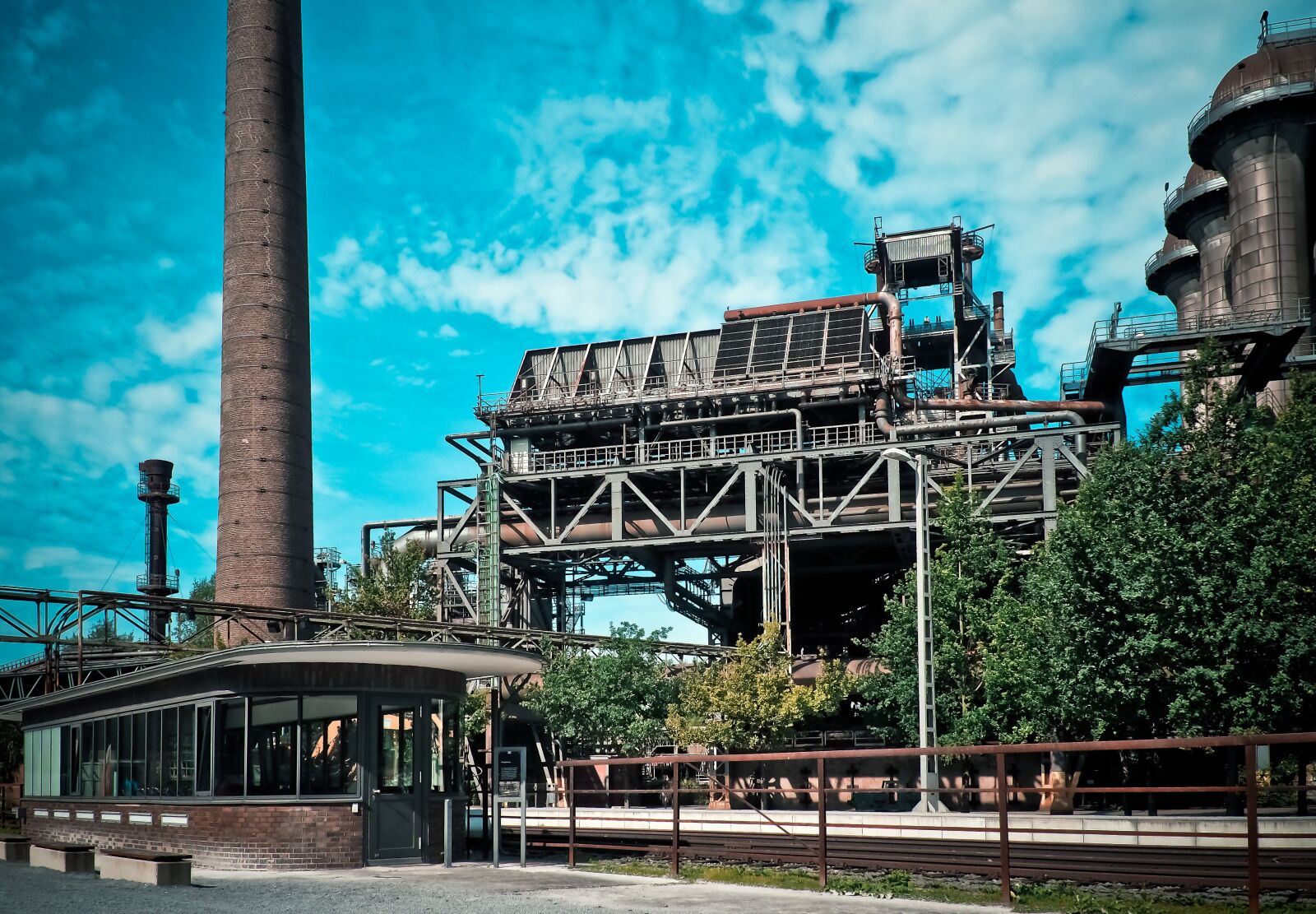 Olympus OM-D E-M10 sample photo. Architecture, industry, factory building photography