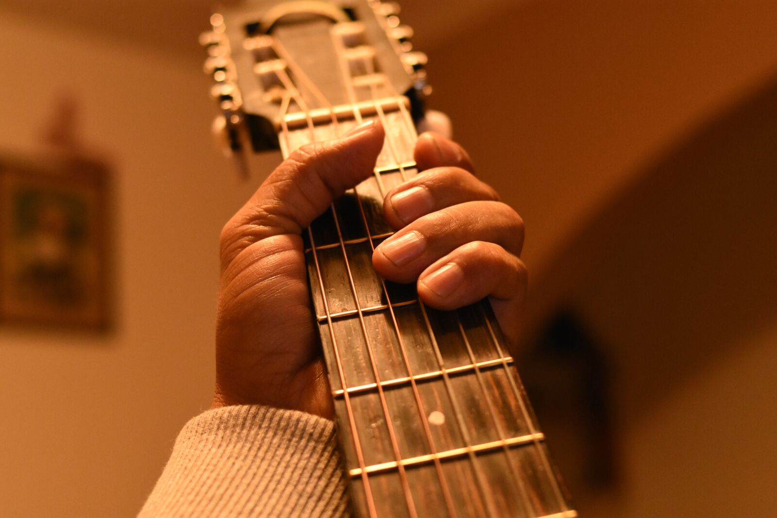 Nikon D3400 sample photo. Guitar, music, wood photography