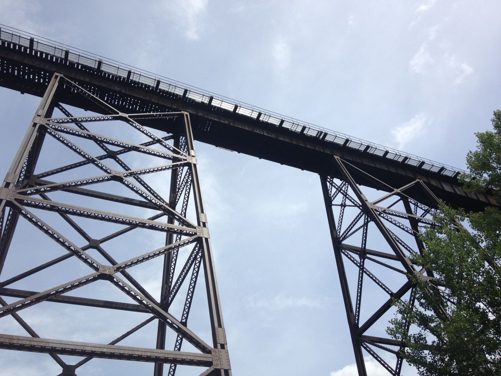iPhone 5c back camera 4.12mm f/2.4 sample photo. Bridge, height, metal photography