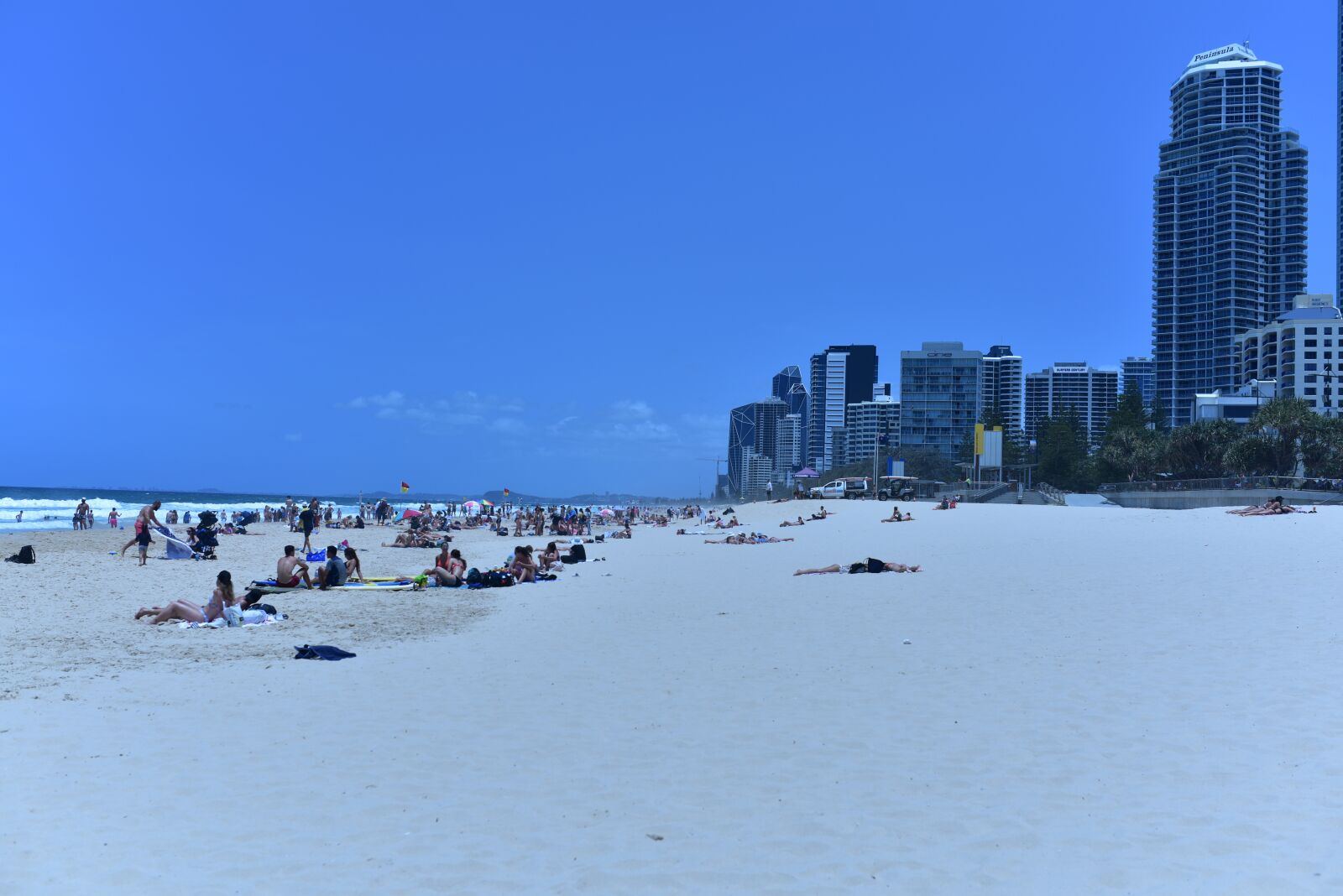 Nikon D810 sample photo. Gold coast, beach, sky photography