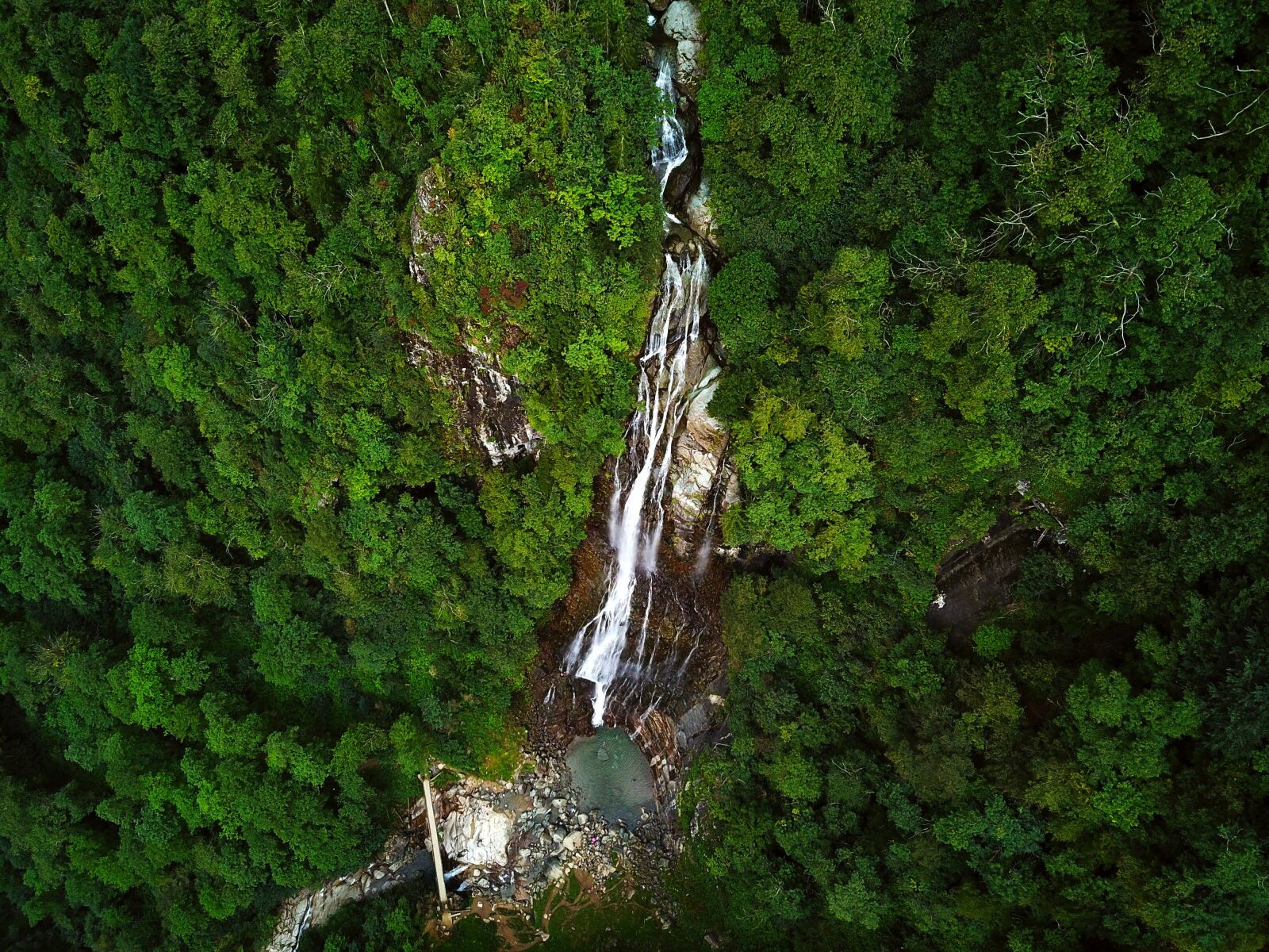DJI FC220 sample photo. Artvin, arhavi, interrupted falls photography